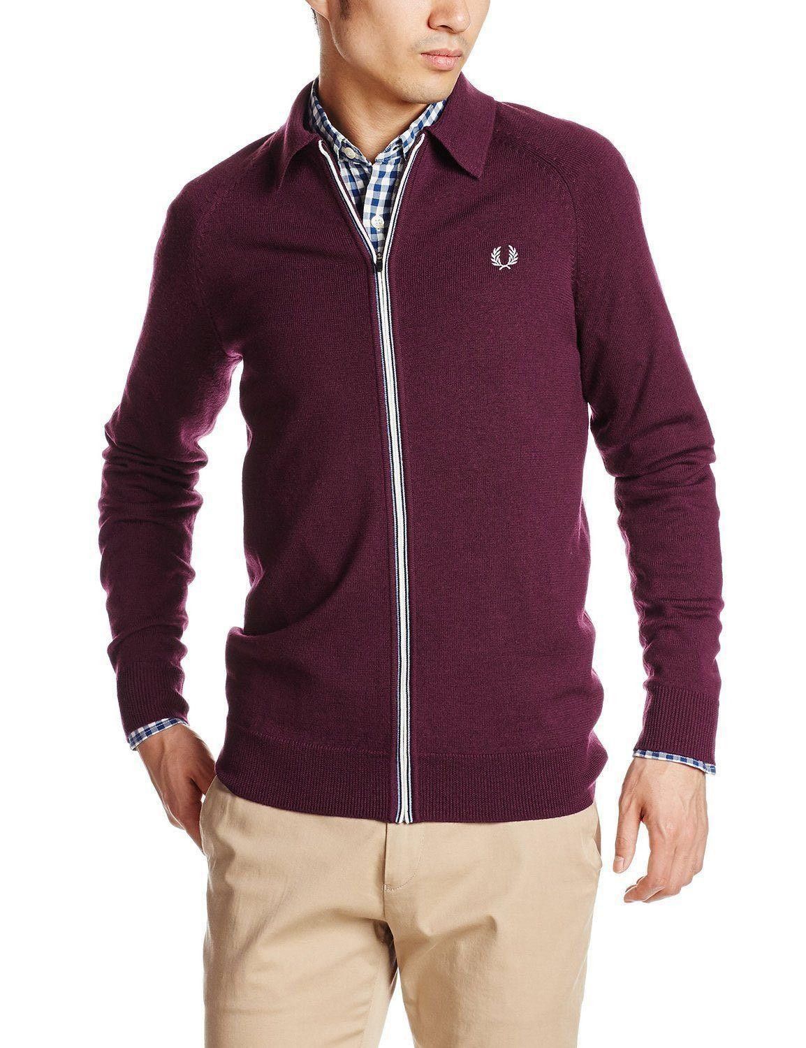 Fred Perry Fred Perry X Bradley Wiggins Merino Wool Cardigan Size US XS / EU 42 / 0 - 2 Thumbnail