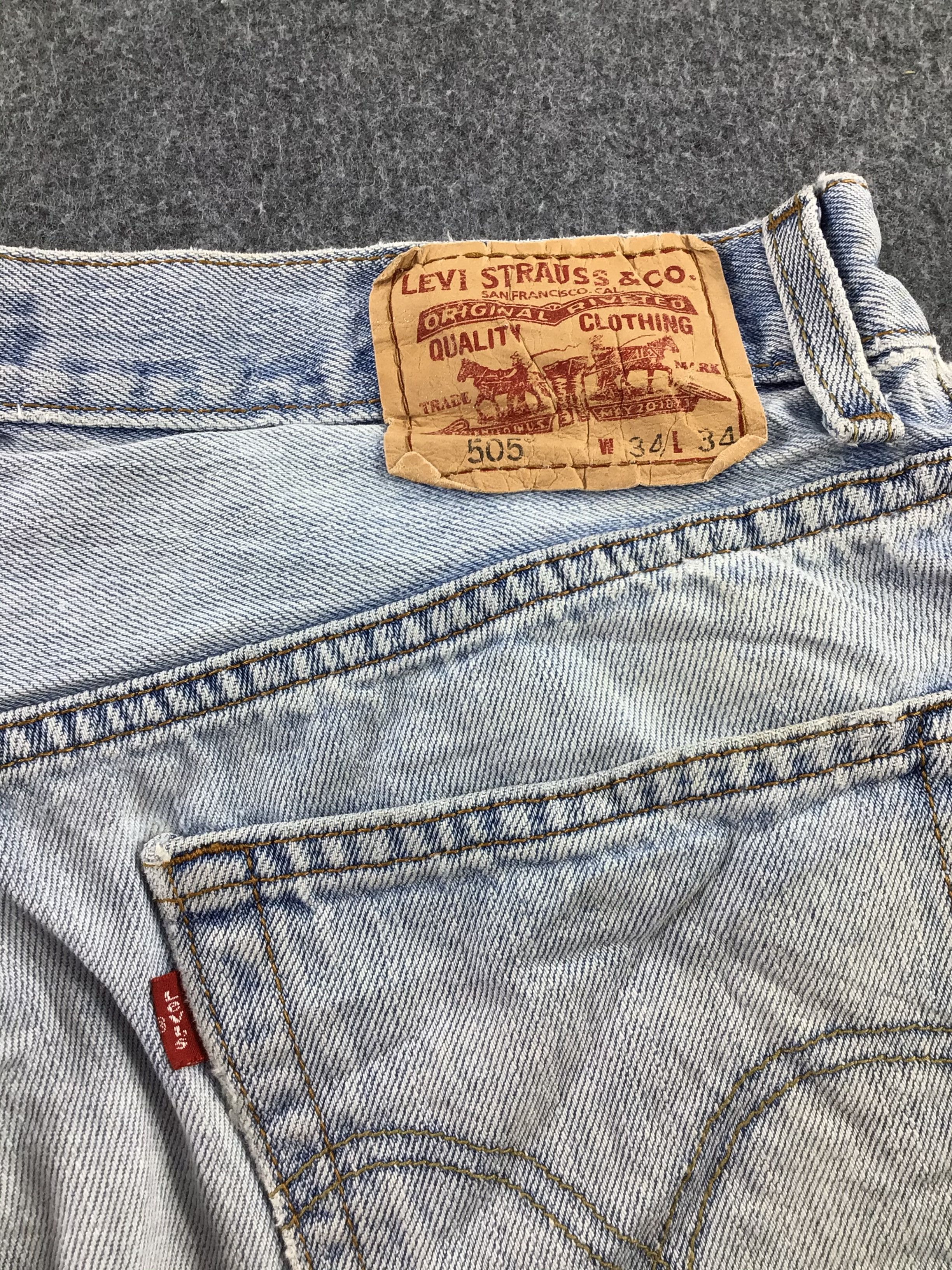 Levi's × Vintage Vintage Levis 505 Jeans-JM260 Size US 33 - 5 Thumbnail