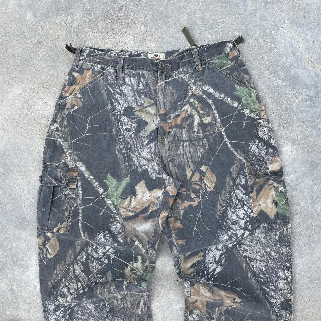 Japanese Brand × Vintage Crazy vintage essential 90s baggy faded camo pants Size US 36 / EU 52 - 2 Thumbnail