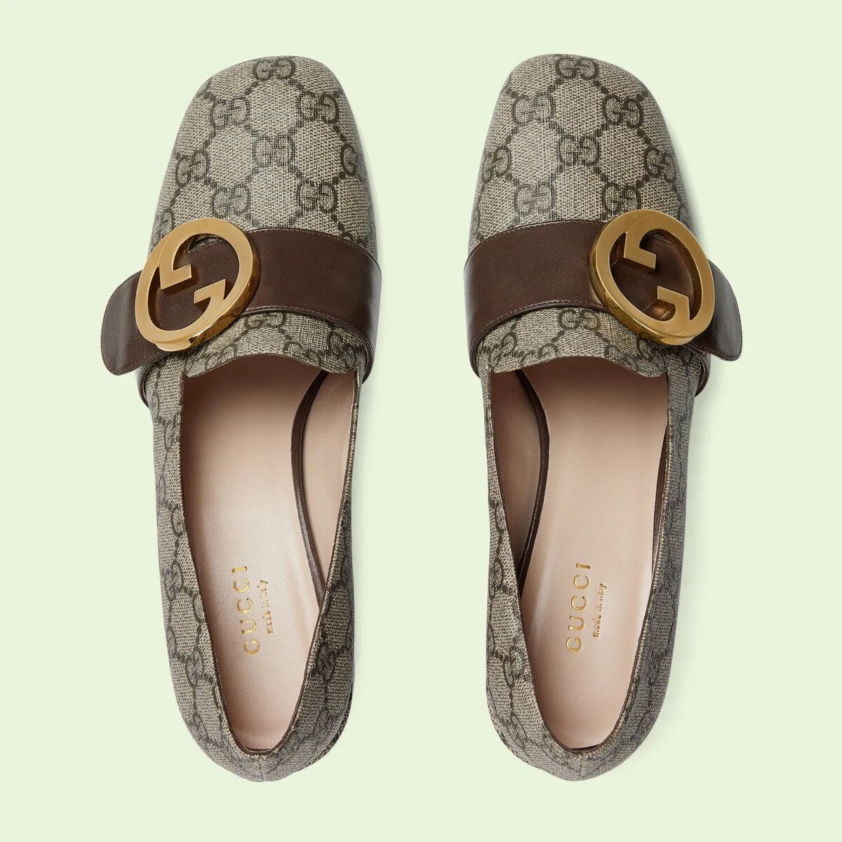 Gucci o1s1wg110525 Women's Gucci Blondie Pumps in Beige Size US 4.5 / IT 34.5 - 5 Thumbnail