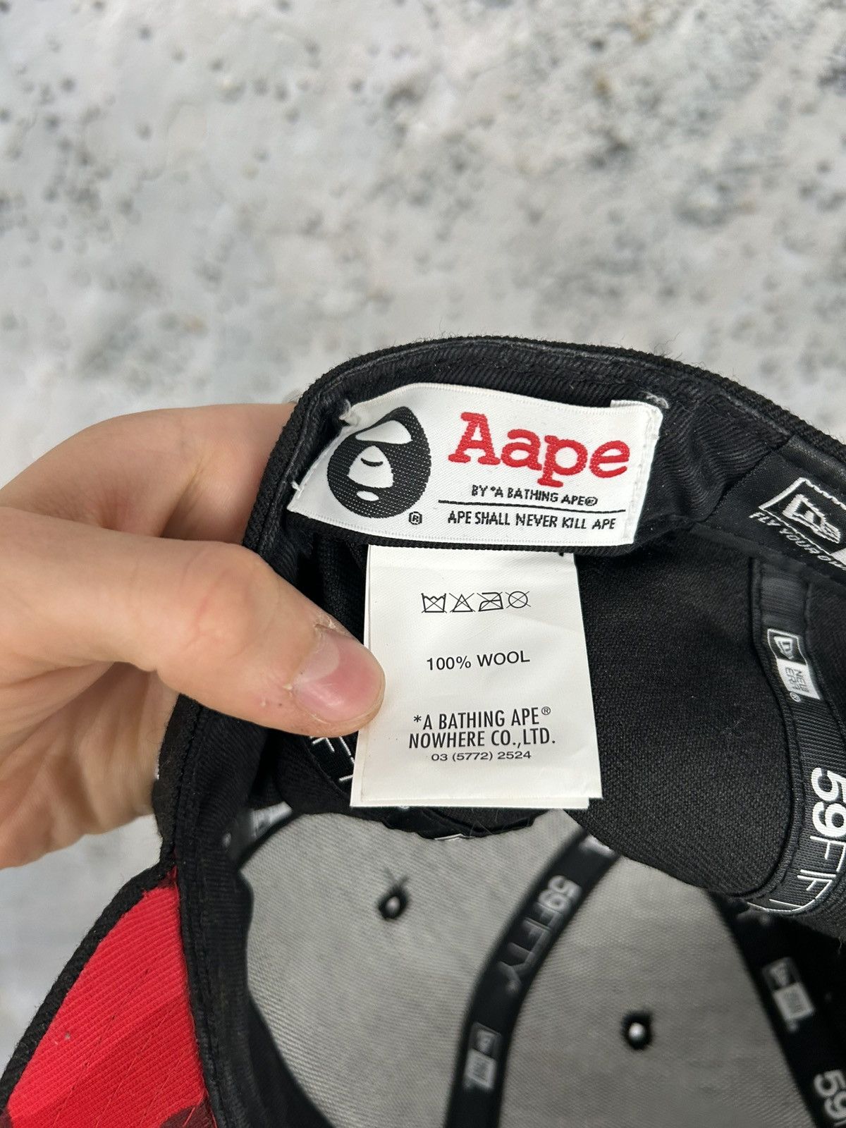 Aape New Era x Aape A Bathing Ape Full Cap 7 1/4 Streetwear Japan Size ONE SIZE - 6 Thumbnail