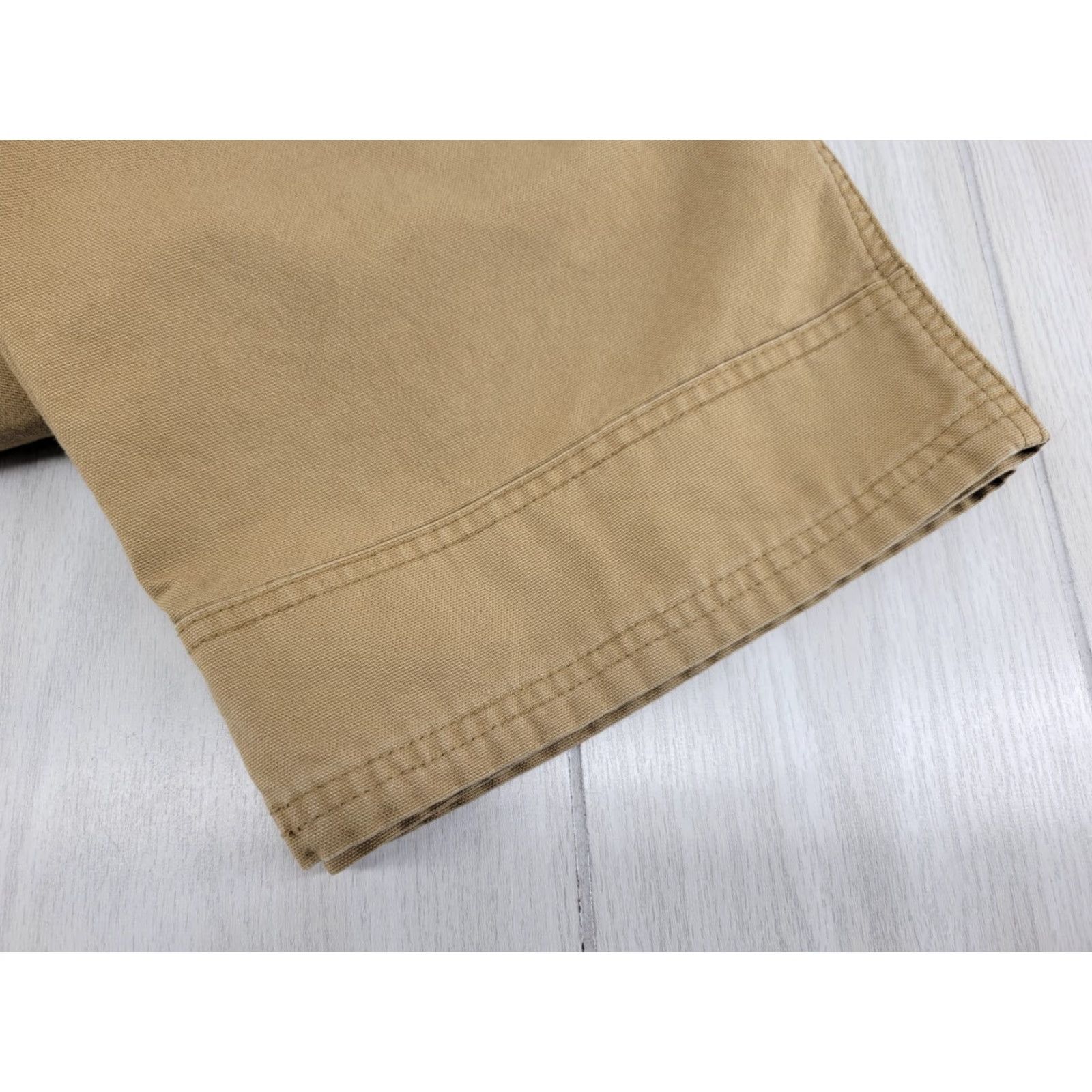 Vintage Cabela's Pants Mens 44X30 Tan Double Knee Carpenter Canvas Workwear Outdoor Shirt? Size US 44 / EU 60 - 2 Thumbnail
