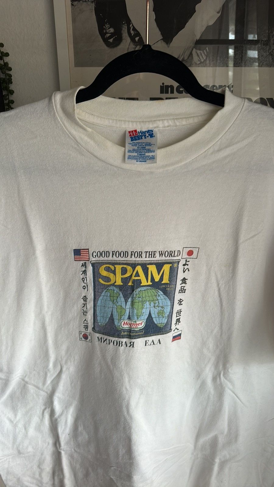 Hanes × Vintage Vintage single stitch SPAM “good food for the world” tshirt Size US XXL / EU 58 / 5 - 2 Thumbnail