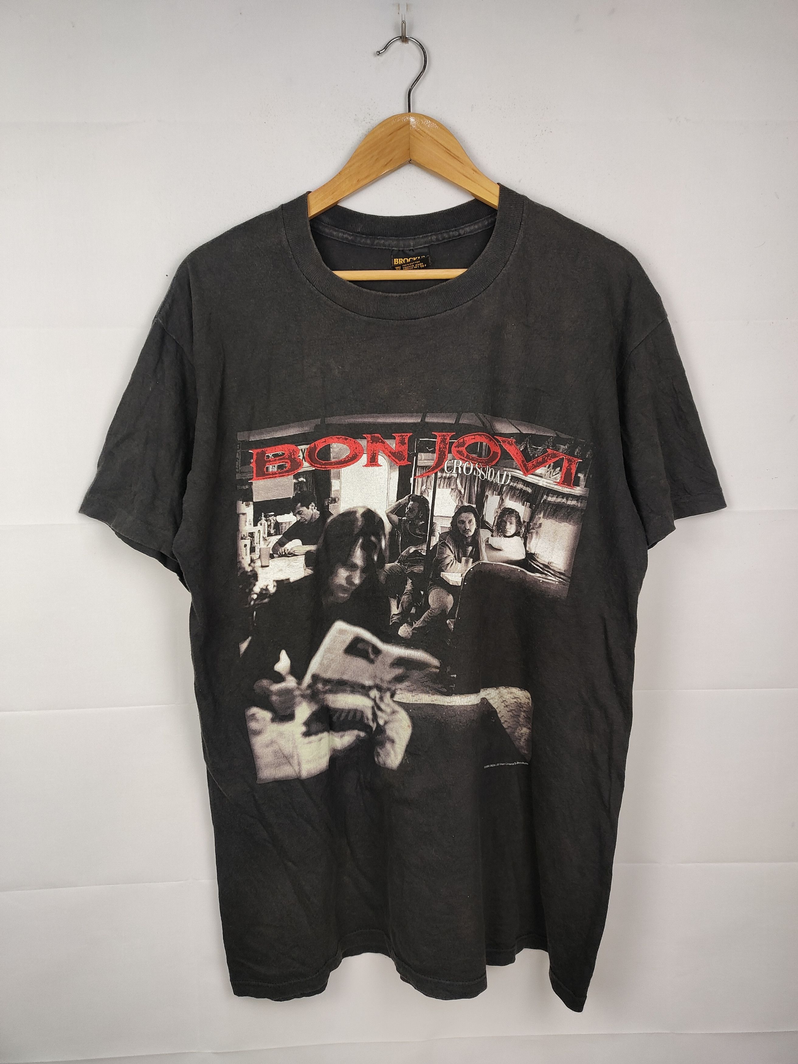 Band Tees Vintage 1994 Bon Jovi Tour Crossroad Shirt Size US L / EU 52-54 / 3 - 1 Thumbnail
