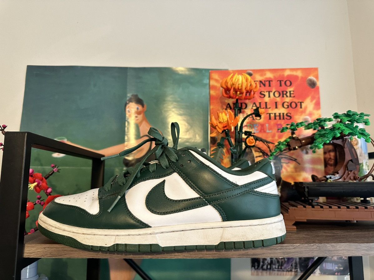 Nike 2021 Dunk Low 'Michigan State' Size US 10 / EU 43 - 2 Thumbnail