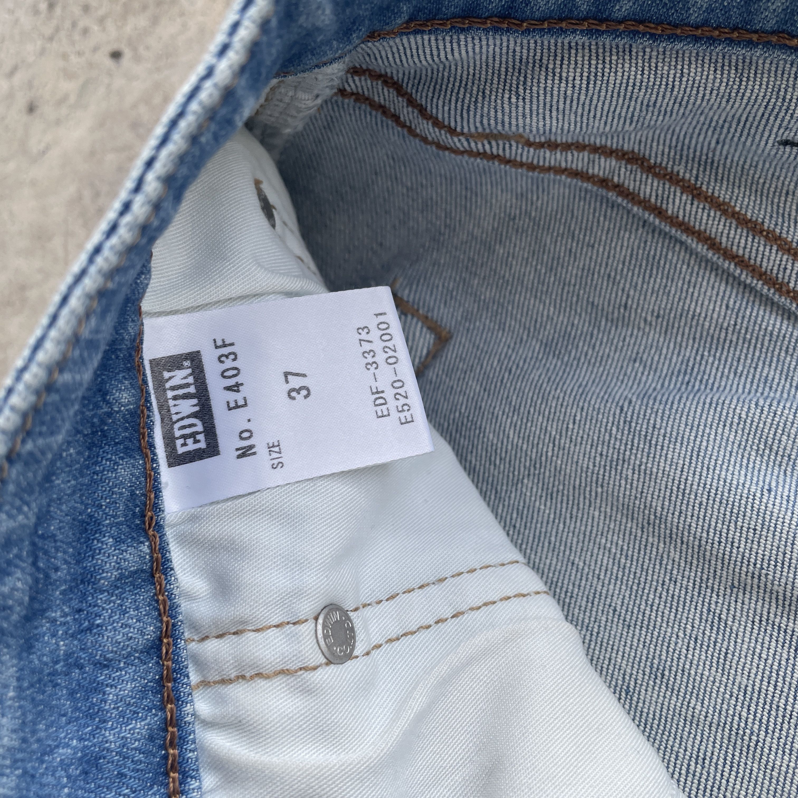 Edwin × Jean × Rusty W35x30.5💥 VINTAGE EDWIN JEANS RUSTY FADED DENIM PANTS JAPAN Size US 35 - 7 Thumbnail