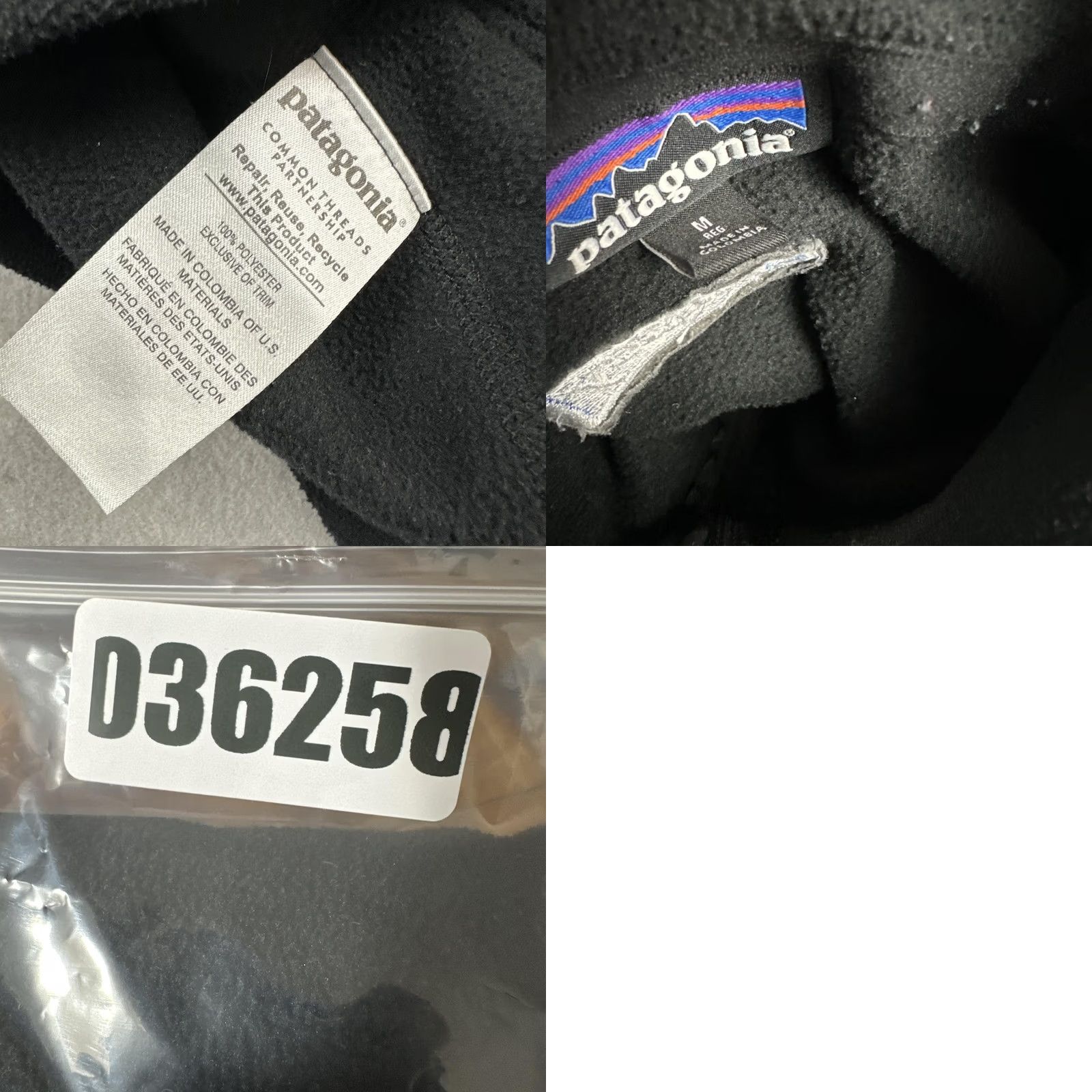 Patagonia Patagonia Sweater Women Medium Black 1/4 Zip Fleece Thermal Hiking Top Outdoor M Size M / US 6-8 / IT 42-44 - 8 Thumbnail