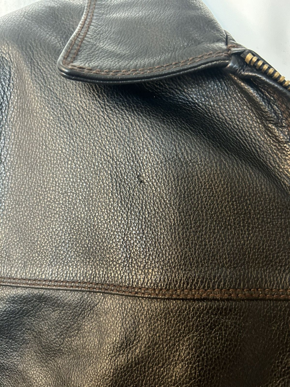 Columbia Jacket: columbia leather coat with quilted lining lg Size US L / EU 52-54 / 3 - 8 Thumbnail