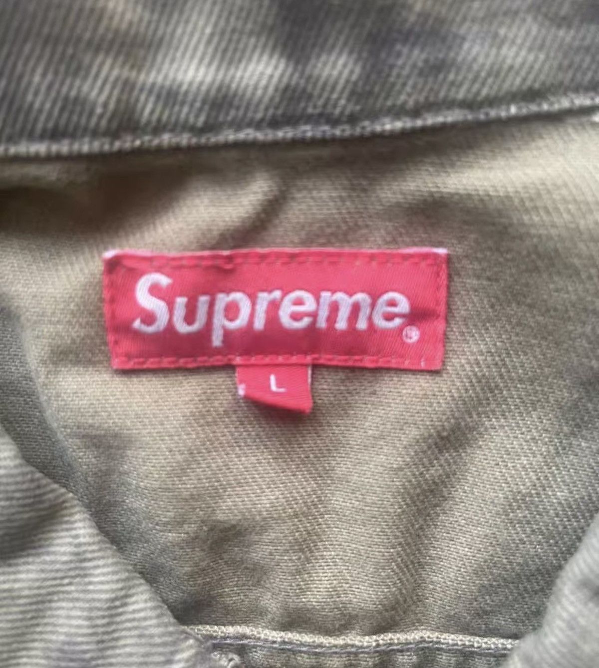 Supreme Supreme is love denim trucker work Jacket Size US L / EU 52-54 / 3 - 6 Thumbnail