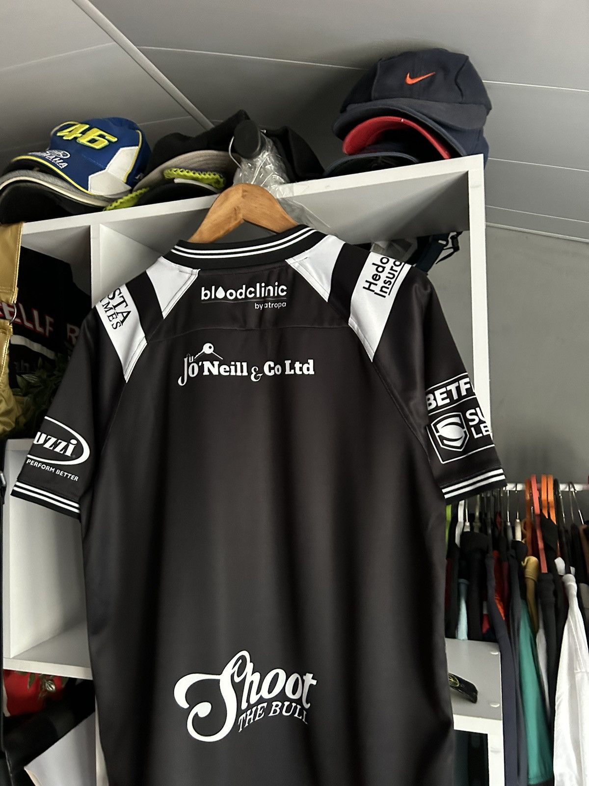 Hummel Hull FC Hummel Black Rugby Team Shirt Men's Size US XXL / EU 58 / 5 - 6 Thumbnail