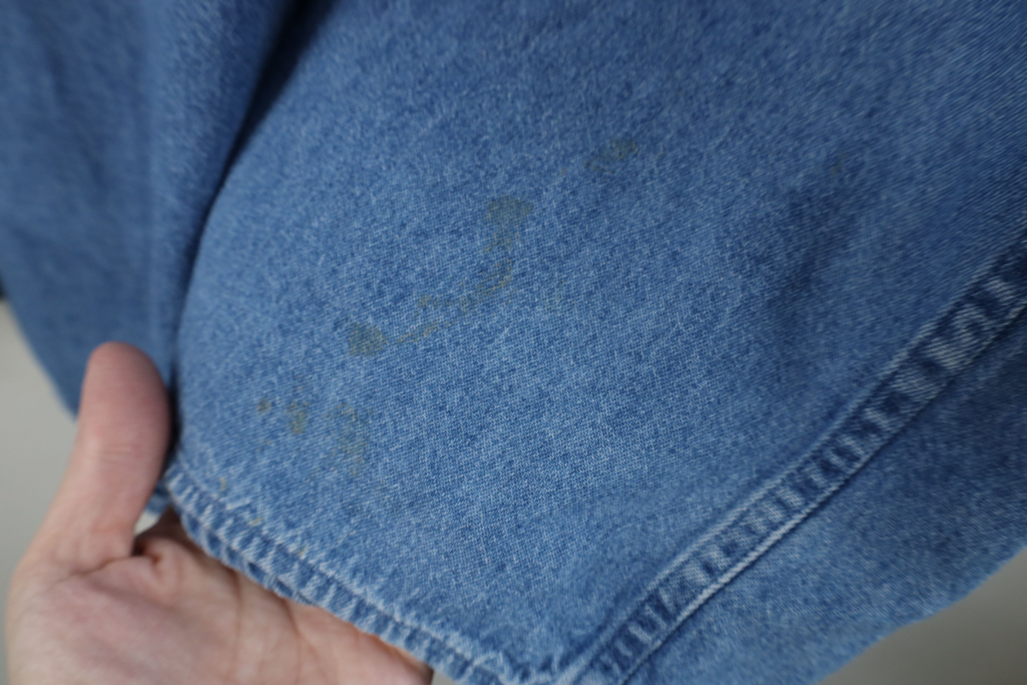 Vintage Vintage 90s Y2K Streetwear Denim Jean Collared Button Shirt Size US XXL / EU 58 / 5 - 11 Thumbnail