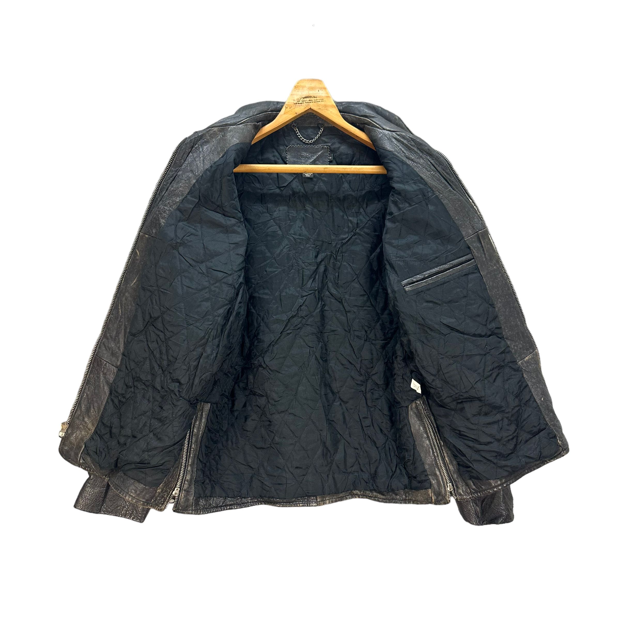 J.Crew TRASHED🔥 J. CREW LEATHER JACKET #7888 Size US S / EU 44-46 / 1 - 7 Thumbnail