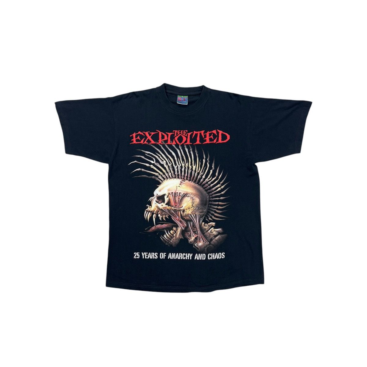 Band Tees × Vintage The Exploited 25 Years Of Anarchy and Chaos 2005 Tour Shirt Size US L / EU 52-54 / 3 - 1 Thumbnail