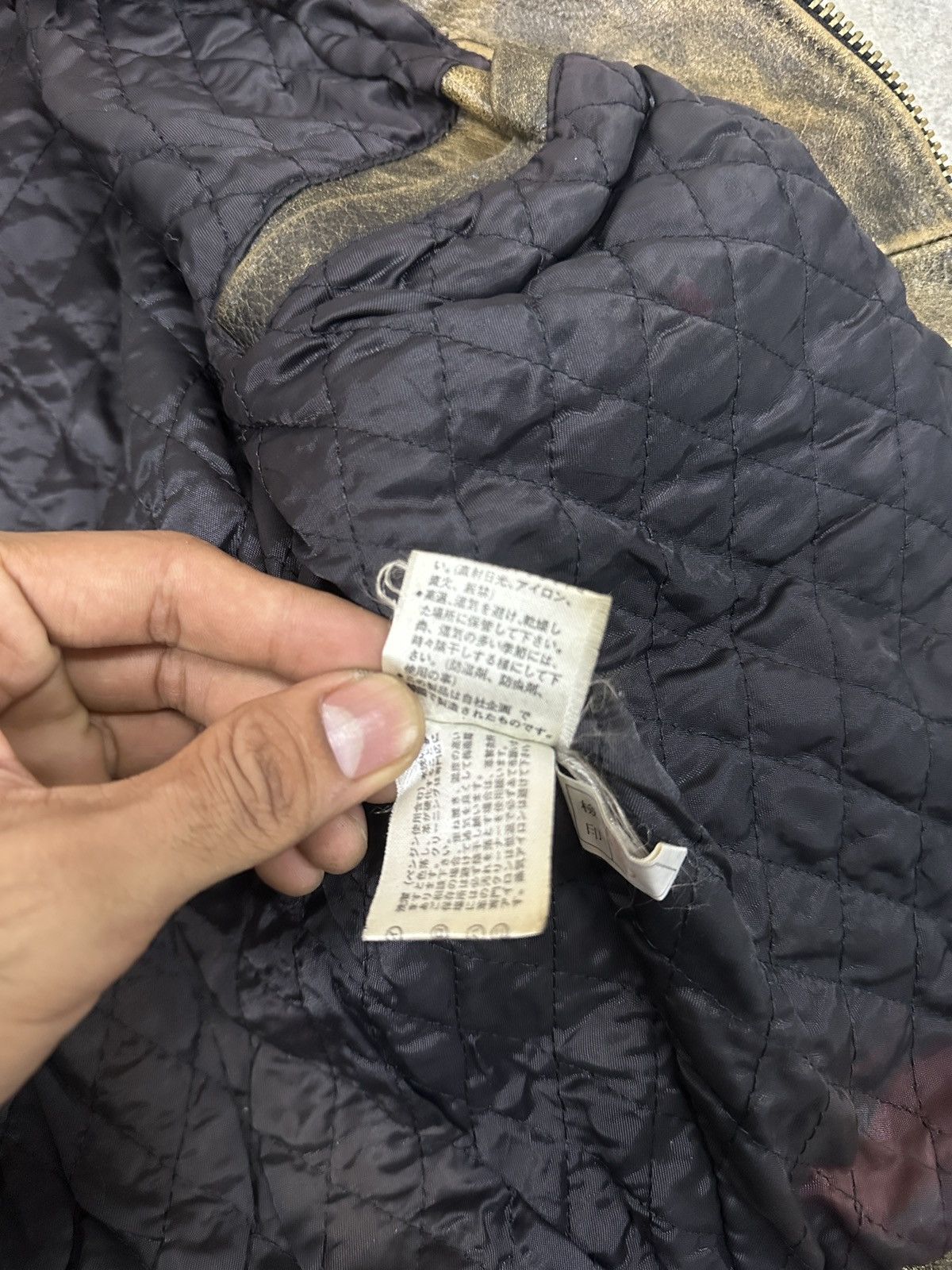 I Am Not A Human Being × Vintage Vintage Human Being Leather Jacket Size US M / EU 48-50 / 2 - 12 Thumbnail