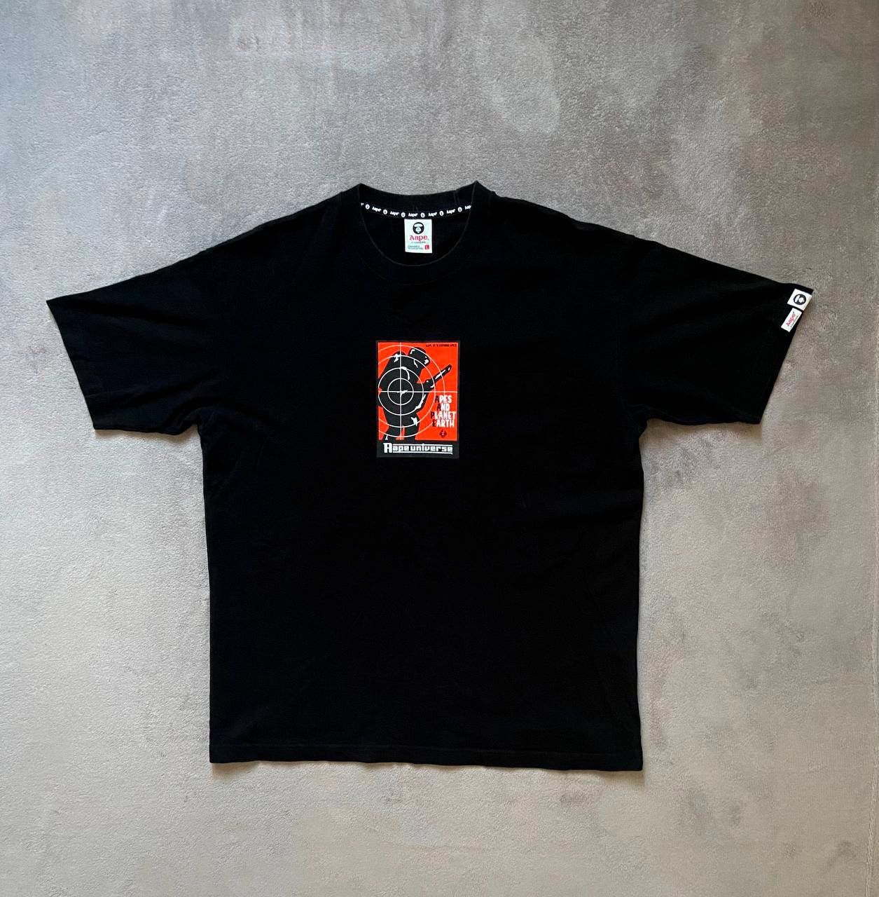 Aape × Bape A Bathing Ape (Bape) oversize t-shirt black Size US L / EU 52-54 / 3 - 3 Thumbnail