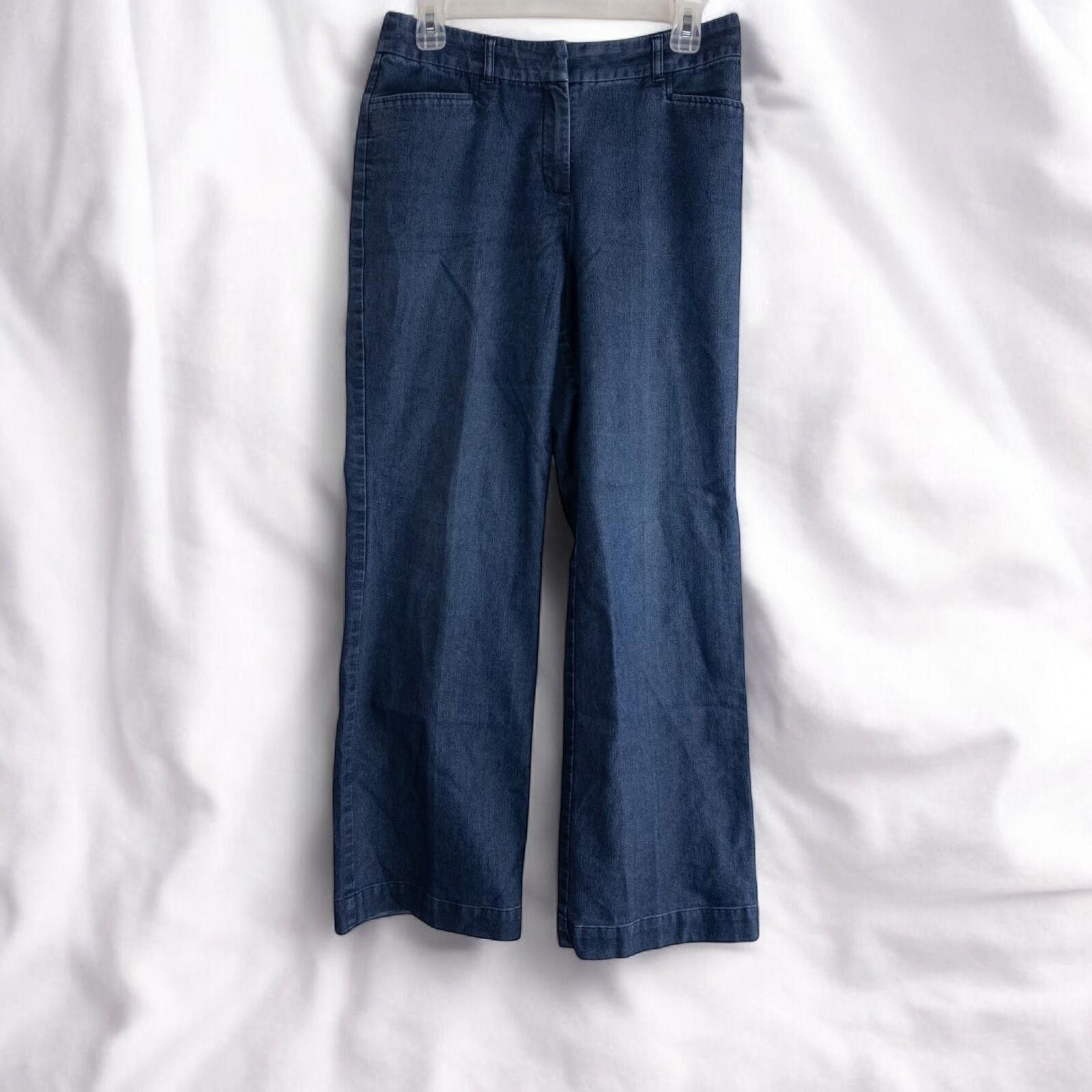 Other Geoffrey Beene Sport Blue Solid Jeans Womens 8 Medium Size 30" / US 8 / IT 44 - 3 Thumbnail