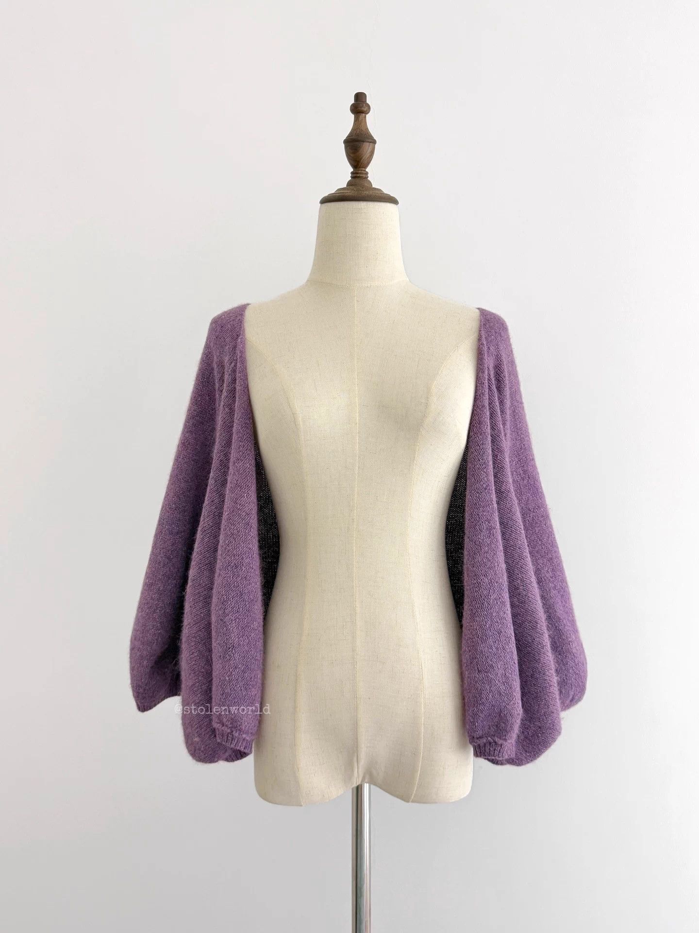 Y's Y's bis limi puffy lantern sleeve knit cardigan S Size S / US 4 / IT 40 - 5 Thumbnail