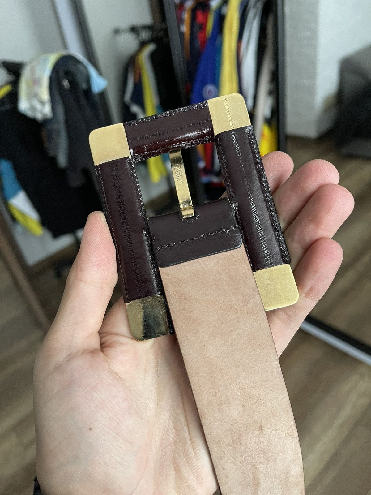 Dolce Gabbana D&G Vintage Leather Italy Archive Belt - joarbit.com