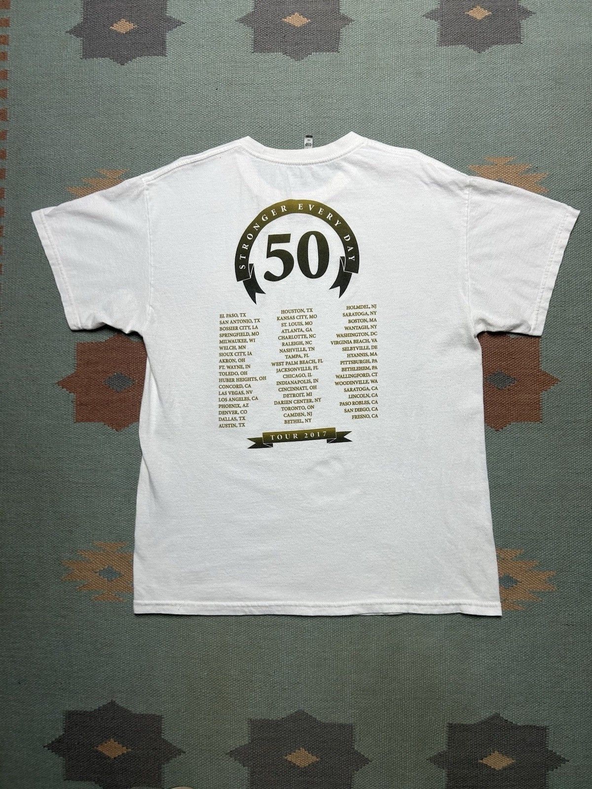 Vintage Chicago band t shirt 50th anniversary rock concert tour L Size US L / EU 52-54 / 3 - 4 Thumbnail