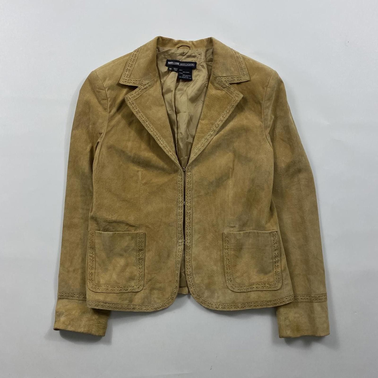 Vintage Y2K Women’s Leather Suede Jacket Size S / US 4 / IT 40 - 1 Thumbnail