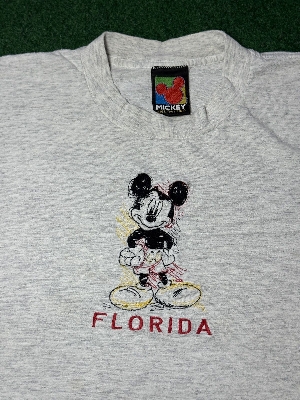 Mickey Unlimited Vintage 90s Mickey Unlimited Disney Florida Cartoon T Shirt Size US XL / EU 56 / 4 - 2 Thumbnail