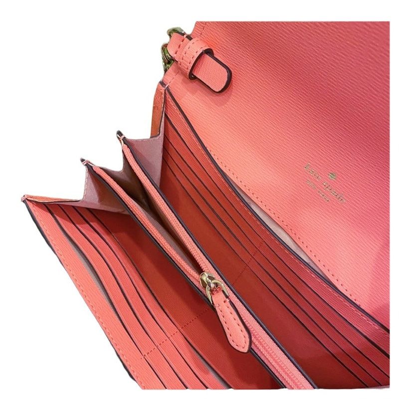 Kate Spade Kate Spade Peach Nectar Chain Wallet Crossbody Bag New Size ONE SIZE - 3 Thumbnail