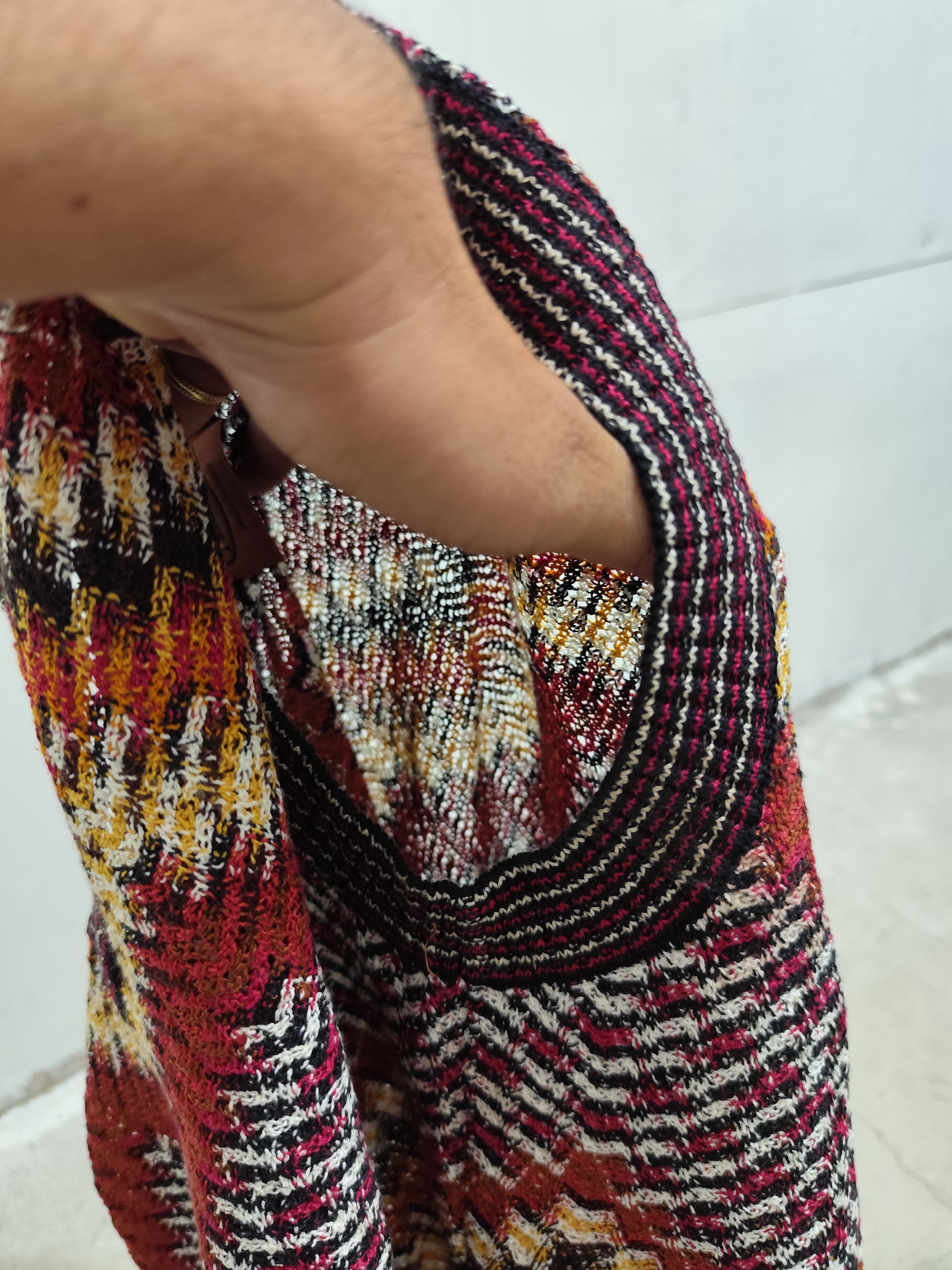 Missoni Missoni abstract pattern Cable knitted vest multi color Size L / US 10 / IT 46 - 10 Thumbnail