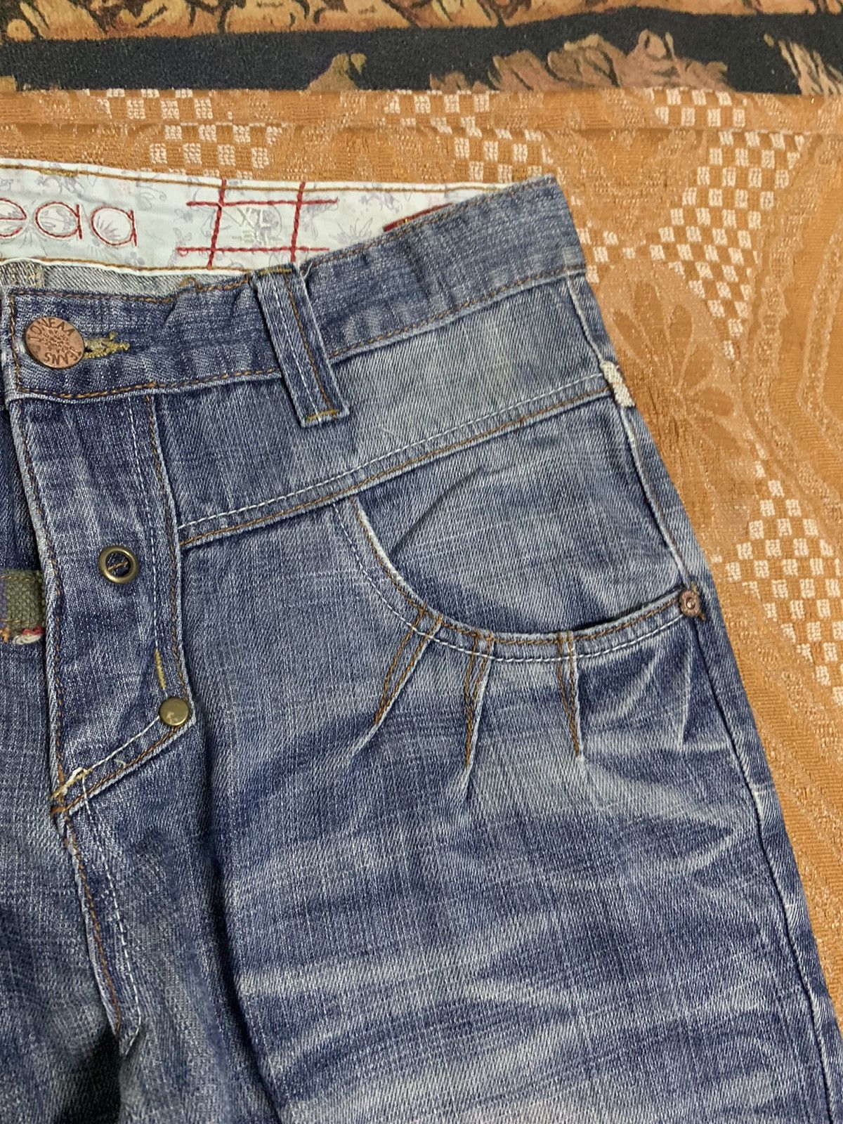 If Six Was Nine RARE PPFM INSPIRED STUDDED PANT RARE DESIGN BRAND JANEAA Size US 35 - 9 Thumbnail