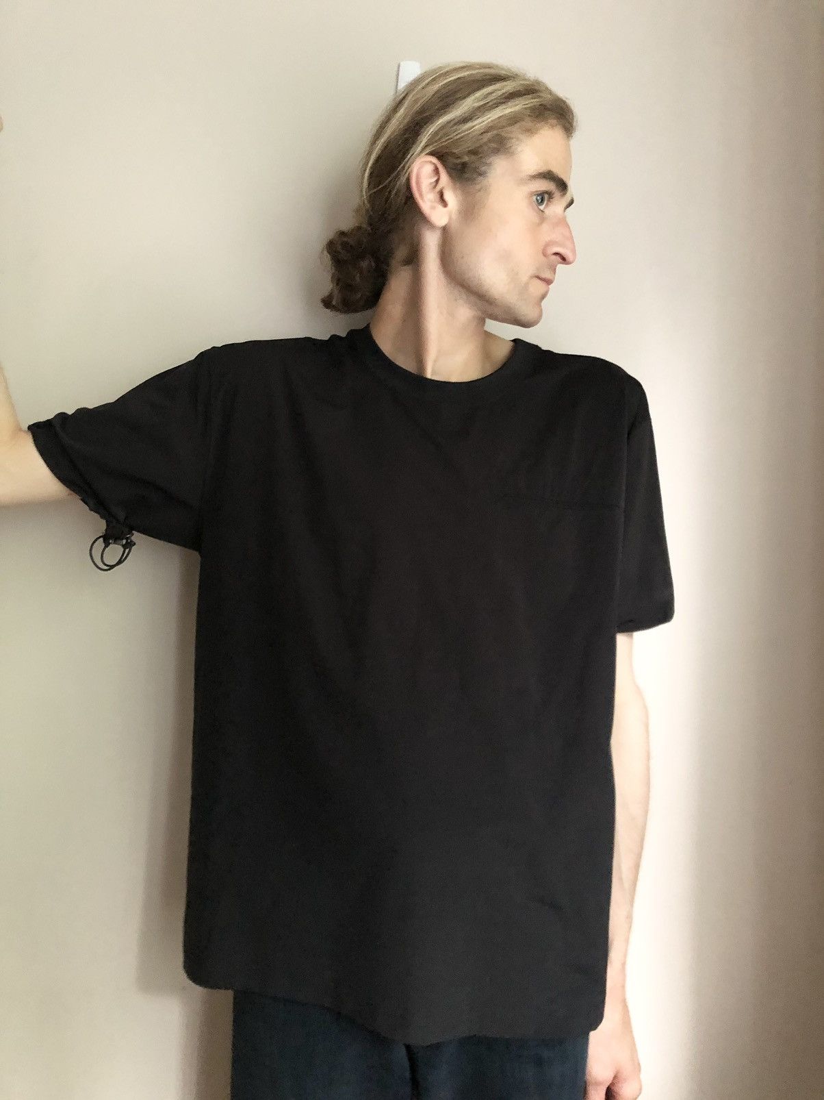 Issey Miyake × Ne-Net Ne-Net Drawstring Sleeve Nylon T Shirt Size US L / EU 52-54 / 3 - 6 Thumbnail