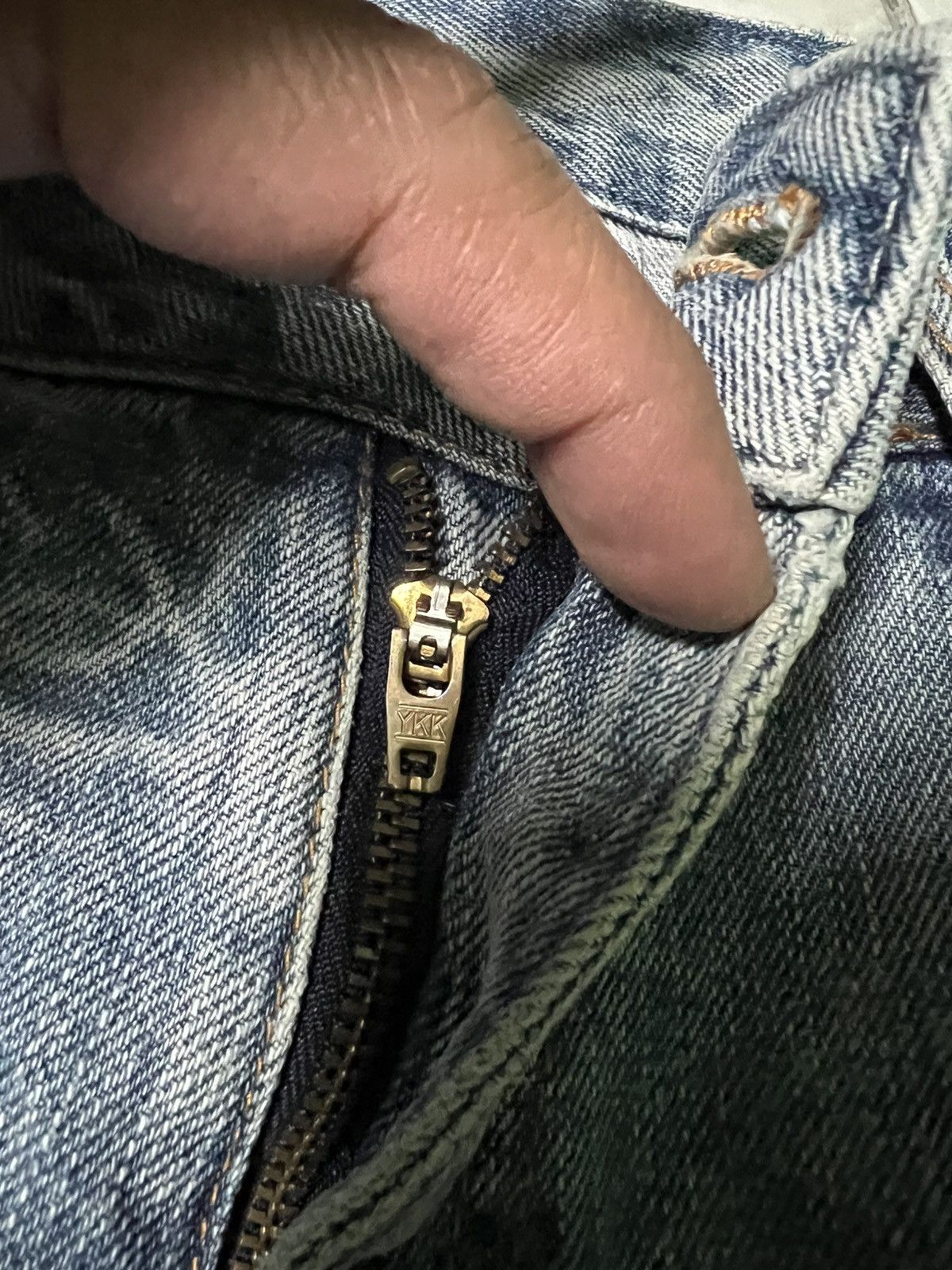 If Six Was Nine × Japanese Brand VINTAGE 90’S STYLE ART JAPAN DISTRESS JEAN Size US 31 - 15 Thumbnail