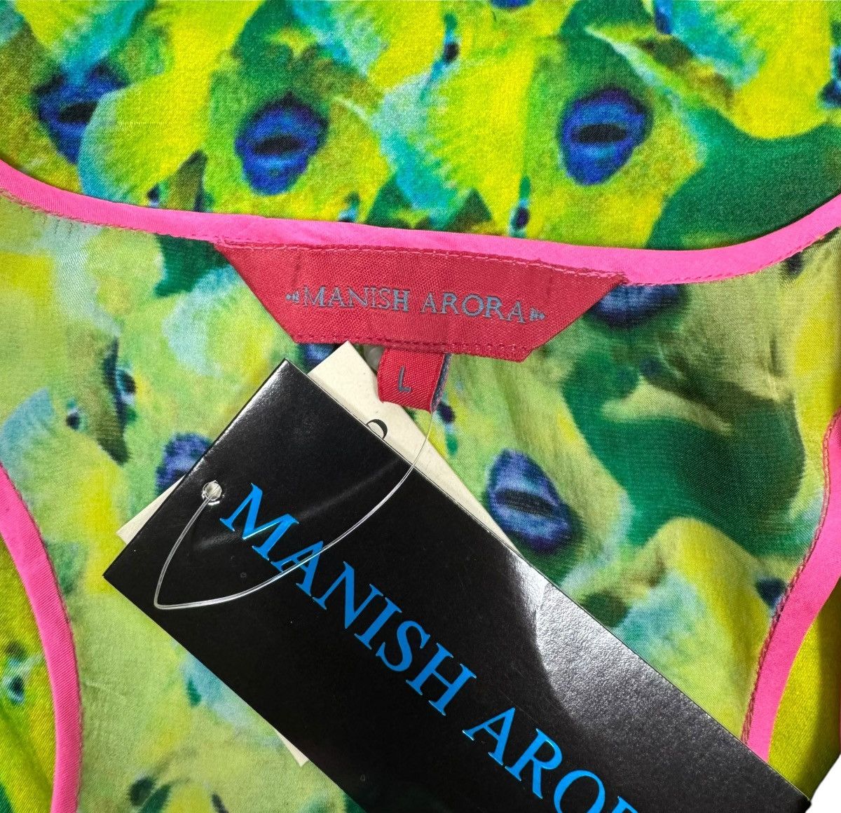 Manish Arora Manish Arora Silk Blouse Tank Top Printed Decorated size L Size L / US 10 / IT 46 - 14 Thumbnail