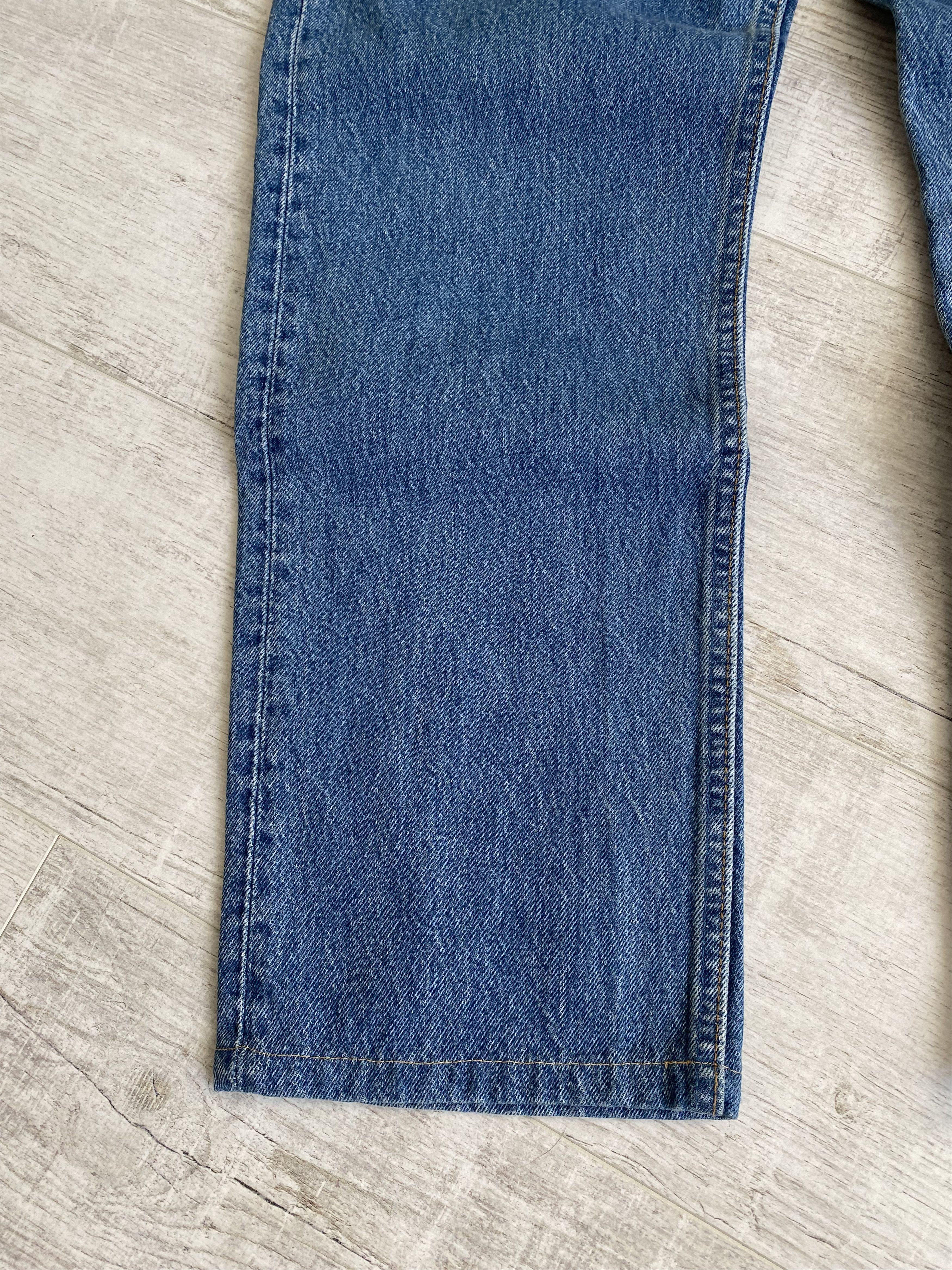 Levi's Vintage Levis Cotton Blue Washed Straight Jeans Size US 34 / EU 50 - 7 Thumbnail