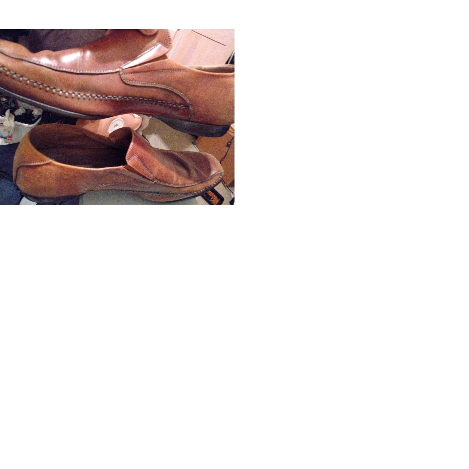 Steve Madden Steve Madden Loafers Square Toe Men Size 9 Light Brown Dress Leather Slip On Shoes Brown Mens Size US 9 / EU 42 - 9 Thumbnail