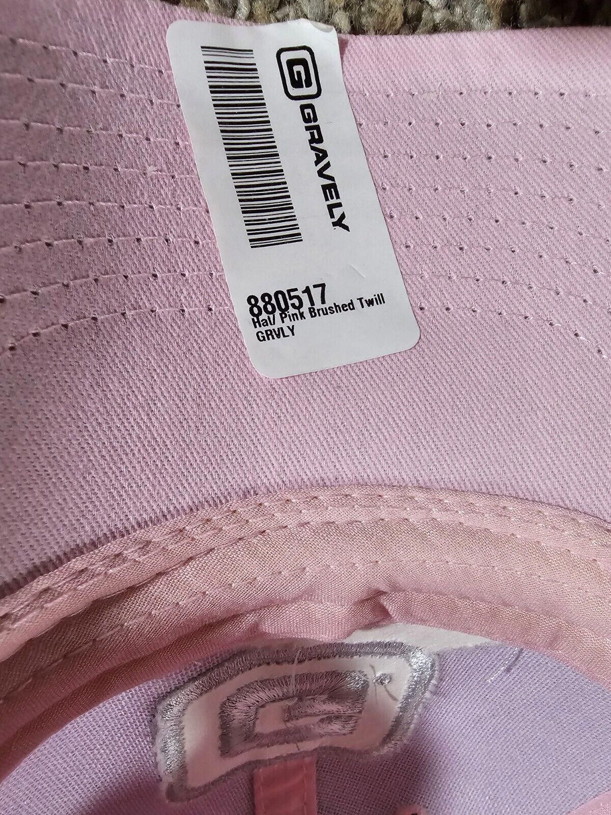 Designer Gravely pink hat G logo Strapback Size ONE SIZE - 9 Thumbnail