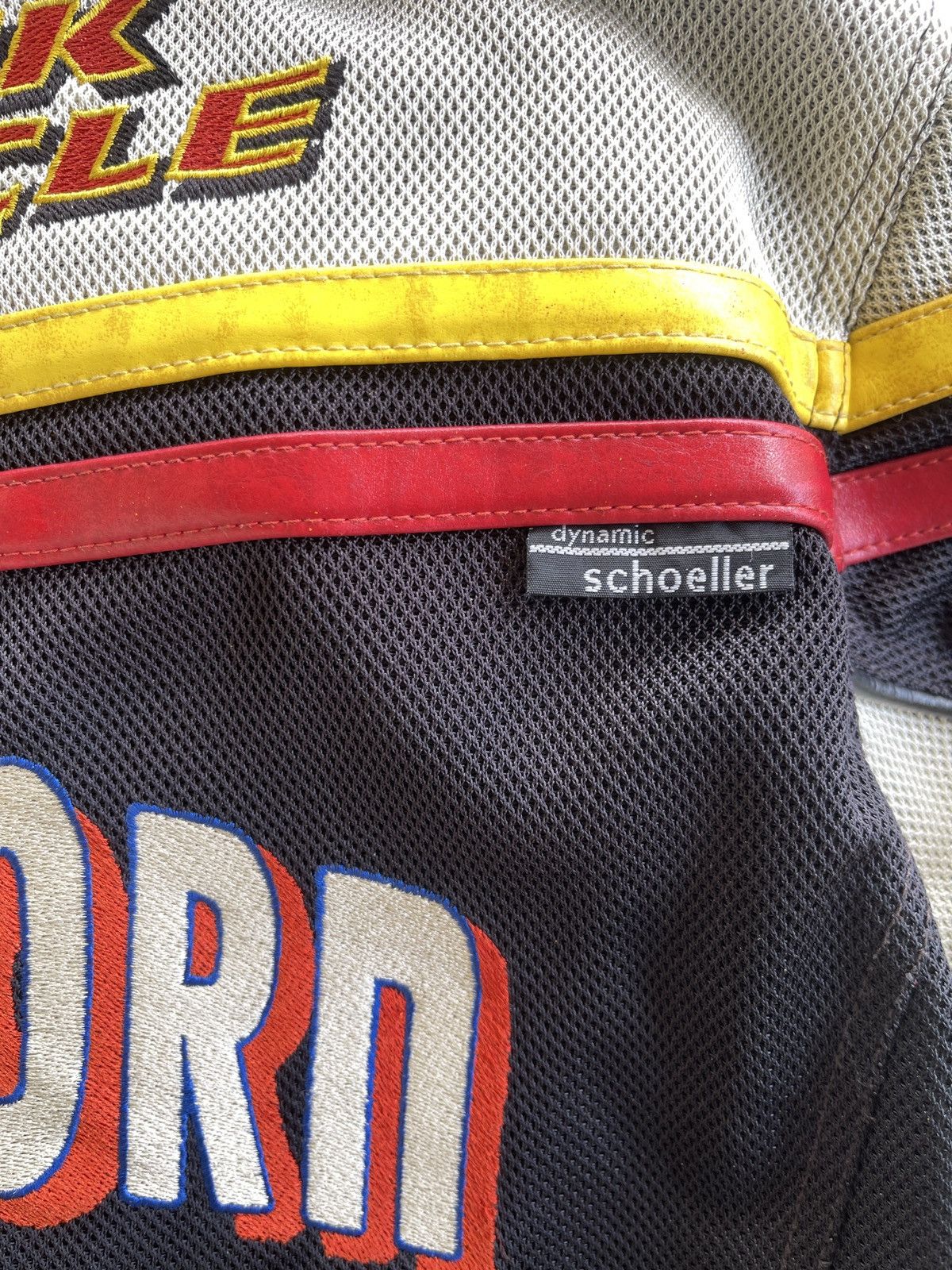 YELLOW CORN Vintage Yellow Corn X Lubricant NHRA Racing Schoeller Jacket Size US L / EU 52-54 / 3 - 18 Thumbnail