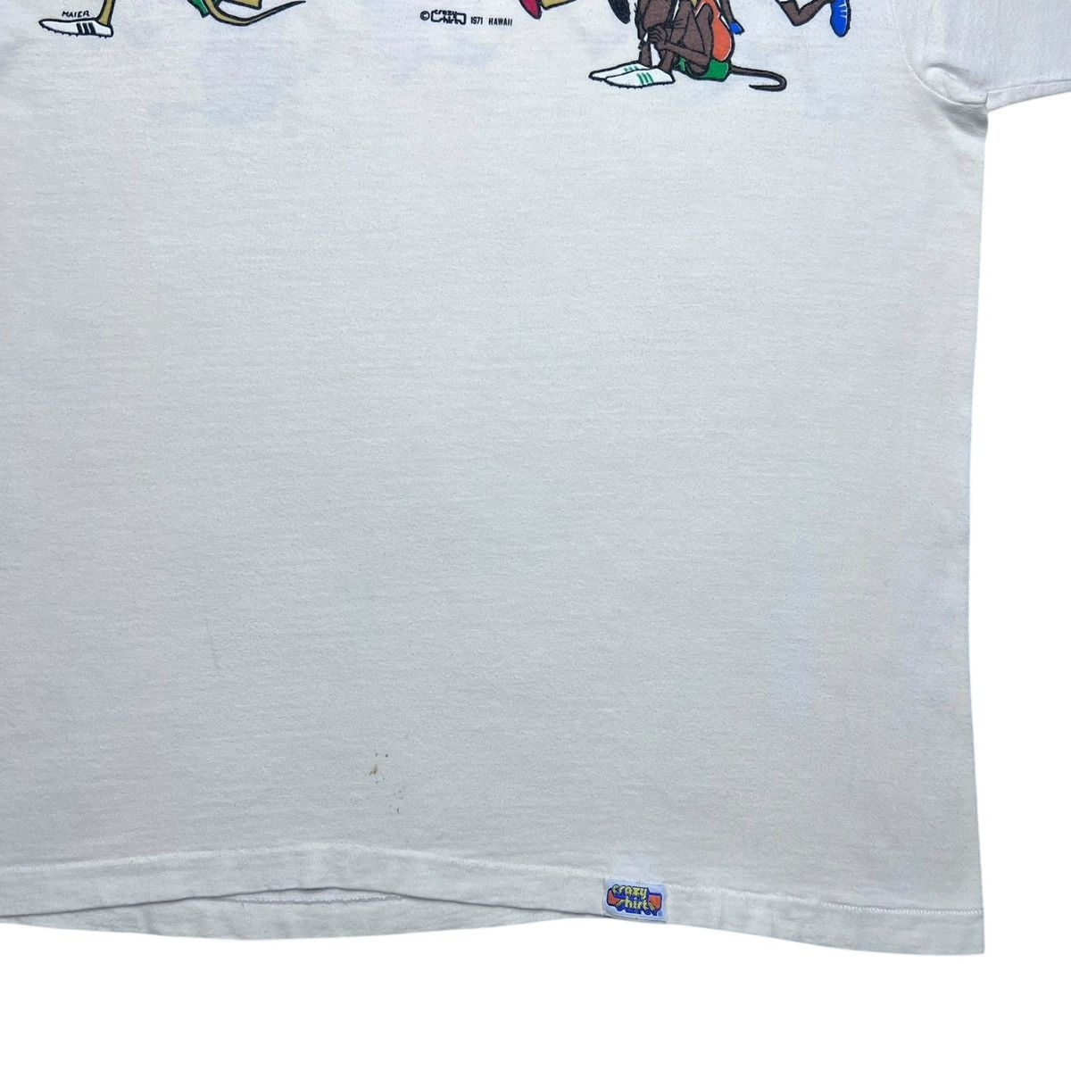 Other Vtg 1971 Rat Race Smoking Weed Crazy Shirts Hawaii T-Shirt Size US L / EU 52-54 / 3 - 10 Thumbnail