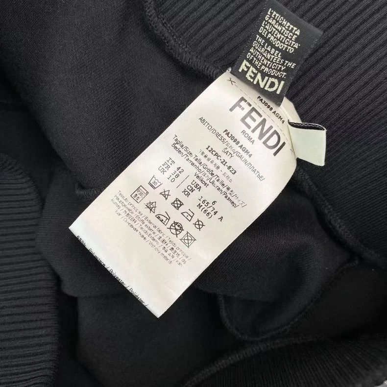 Fendi Fendi Black string logo set Size 42R - 7 Thumbnail