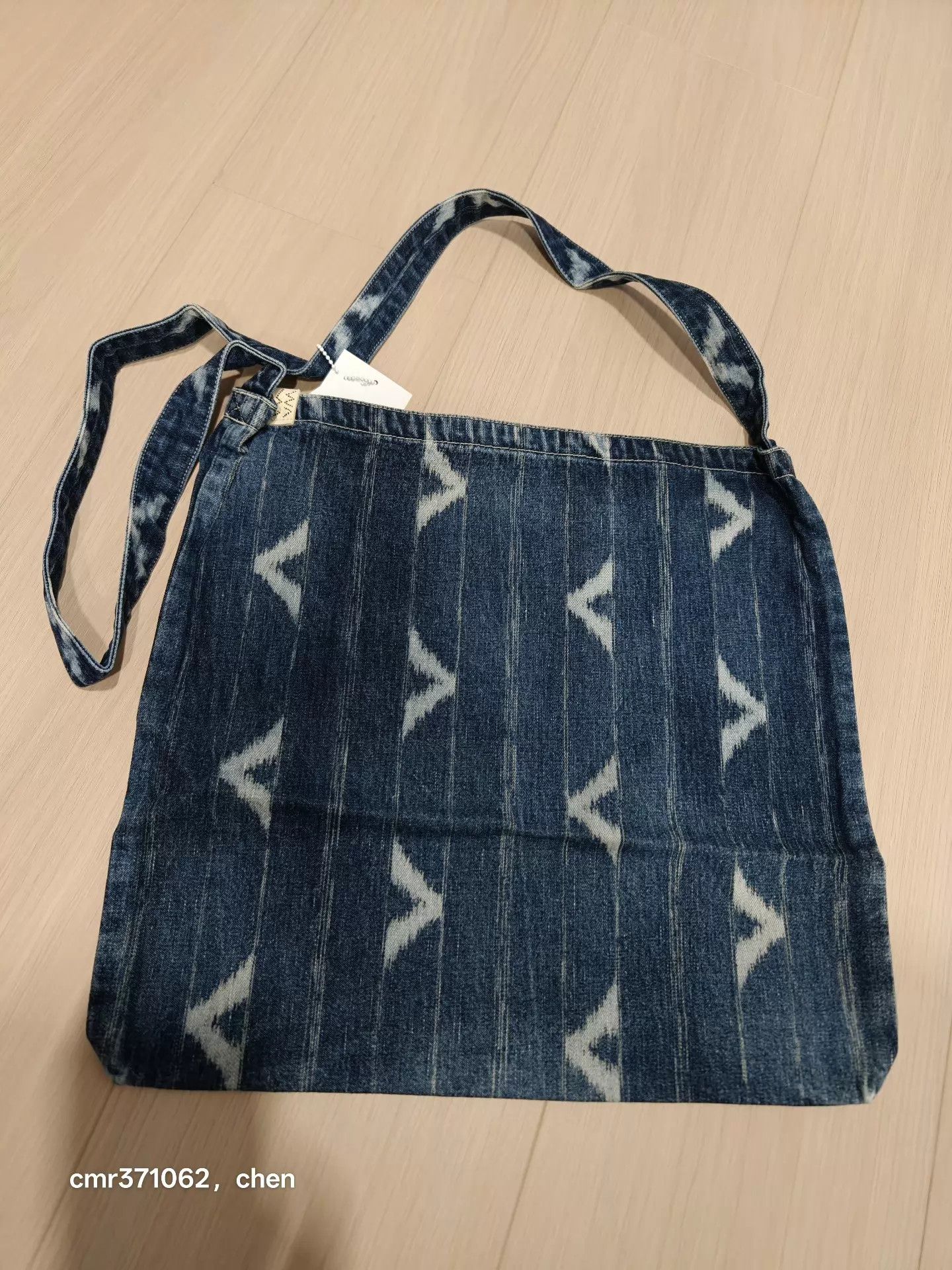 Visvim visvim 22ss Spot Record Bag Denim Indigo Wabash Kasuri Excl Size ONE SIZE - 2 Thumbnail