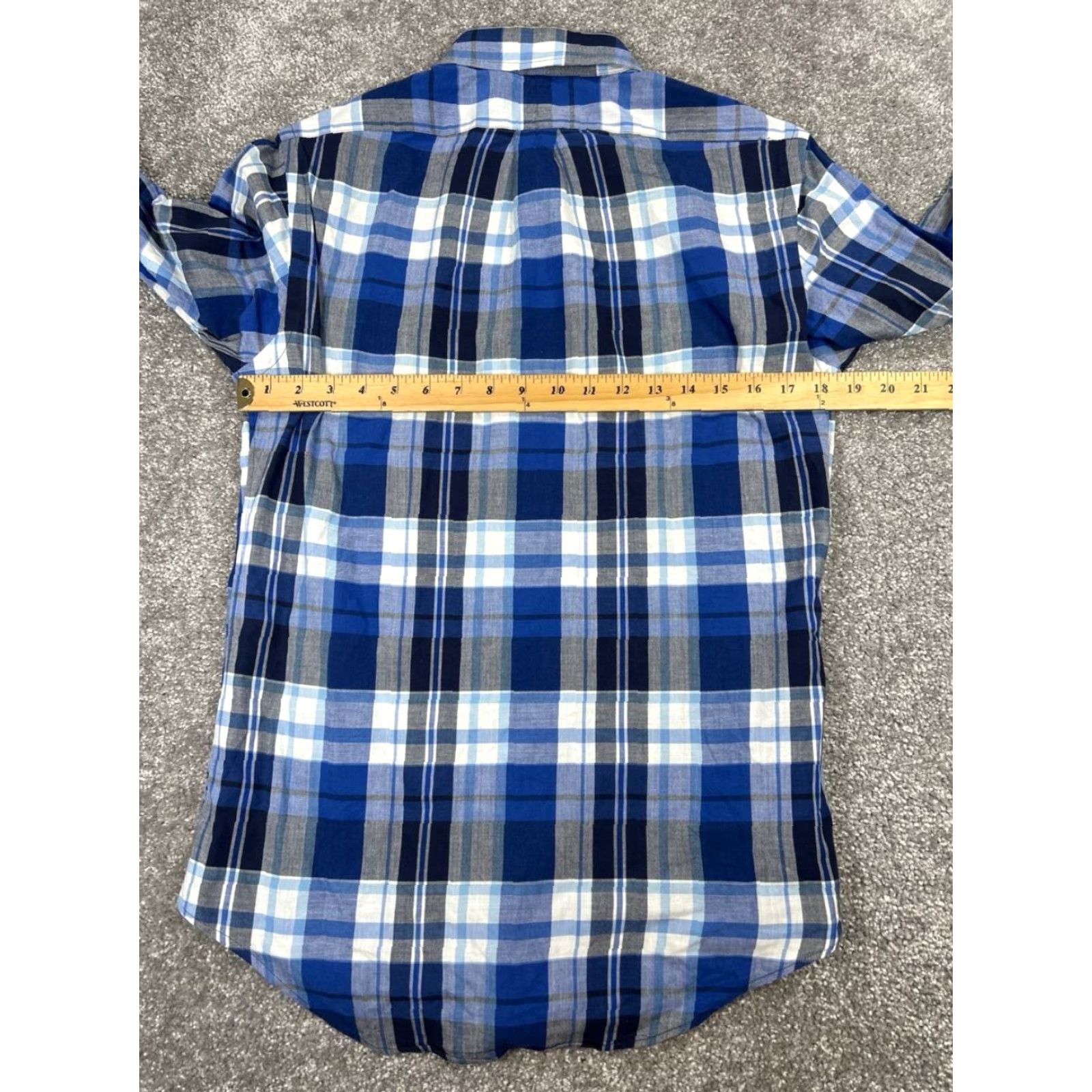 Ralph Lauren Ralph Lauren Shirt Mens Small Blue White Cotton Button Up Size US S / EU 44-46 / 1 - 5 Thumbnail