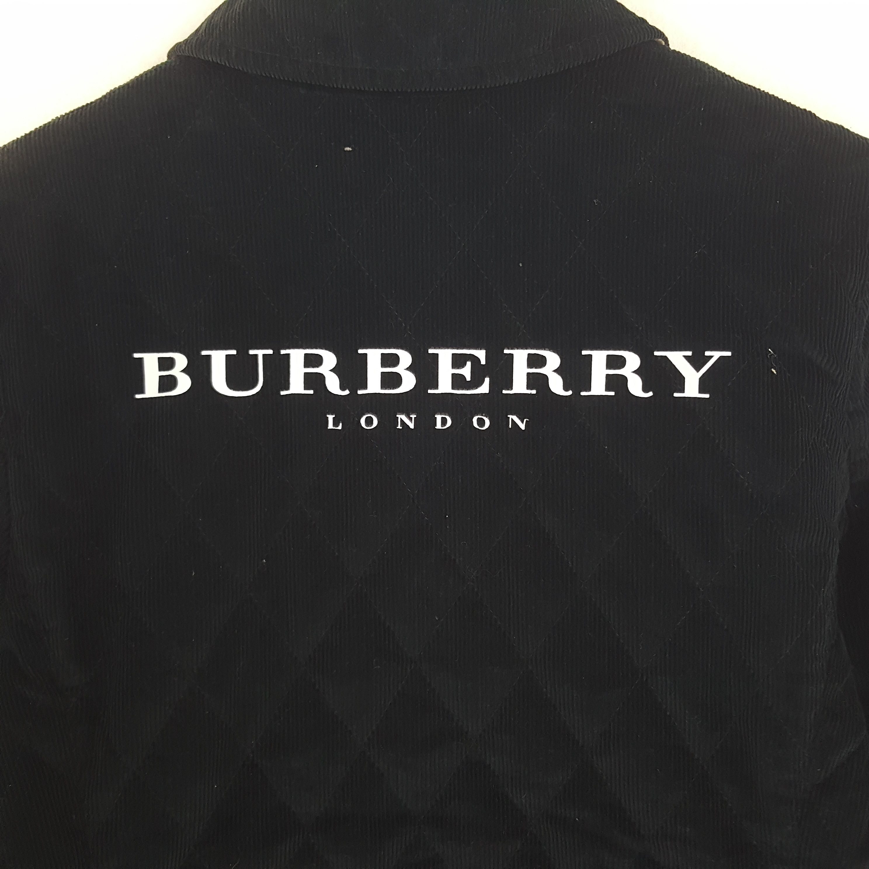 Burberry × Vintage Vintage Burberry London Velvet Custom Logo Button Up Jacket Size S / US 4 / IT 40 - 2 Thumbnail