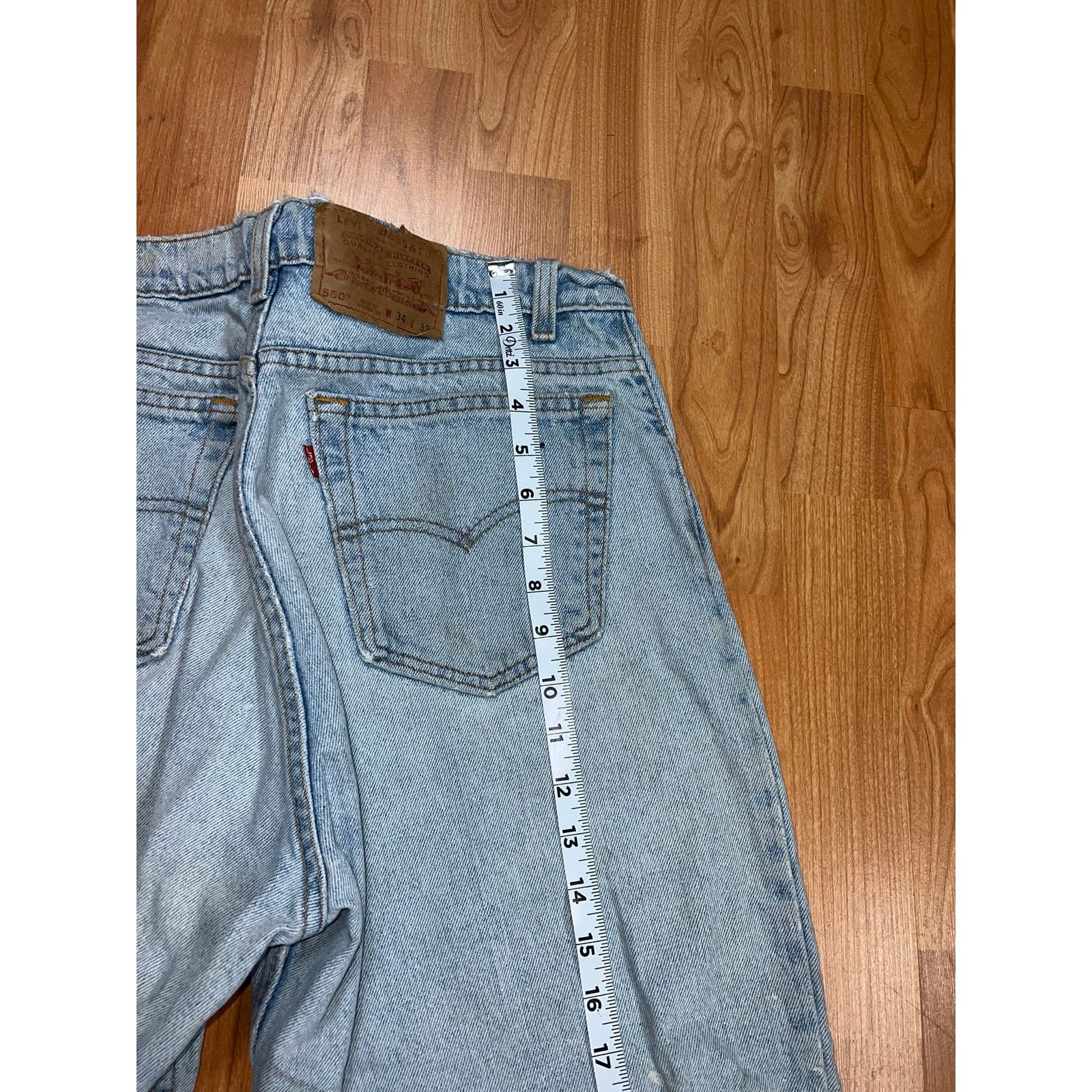 Levi's Vintage Levi's 560 Jeans Loose Fit Denim Pants 34x32 Levi Size US 34 / EU 50 - 15 Thumbnail