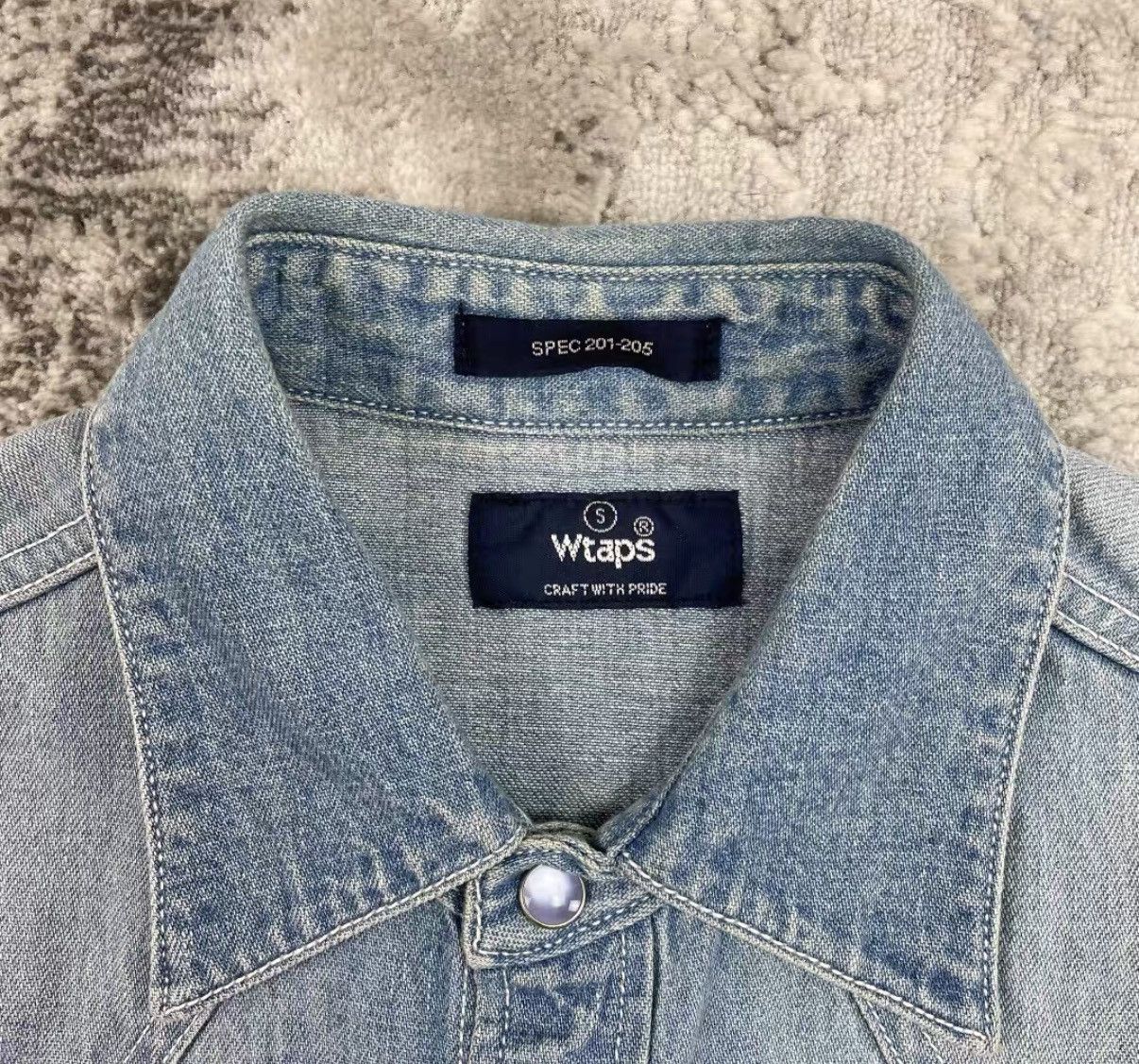 Wtaps WTAPS 11AW Allman Denim Shirt J16 Size US S / EU 44-46 / 1 - 3 Thumbnail