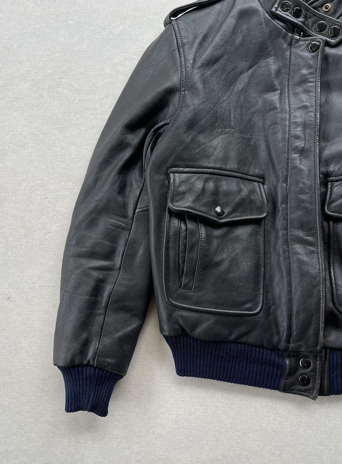 The Real McCoy's 🔥Vintage Us Air Force Genuine Leather Flight Bomber Jacket Size US S / EU 44-46 / 1 - 5 Thumbnail