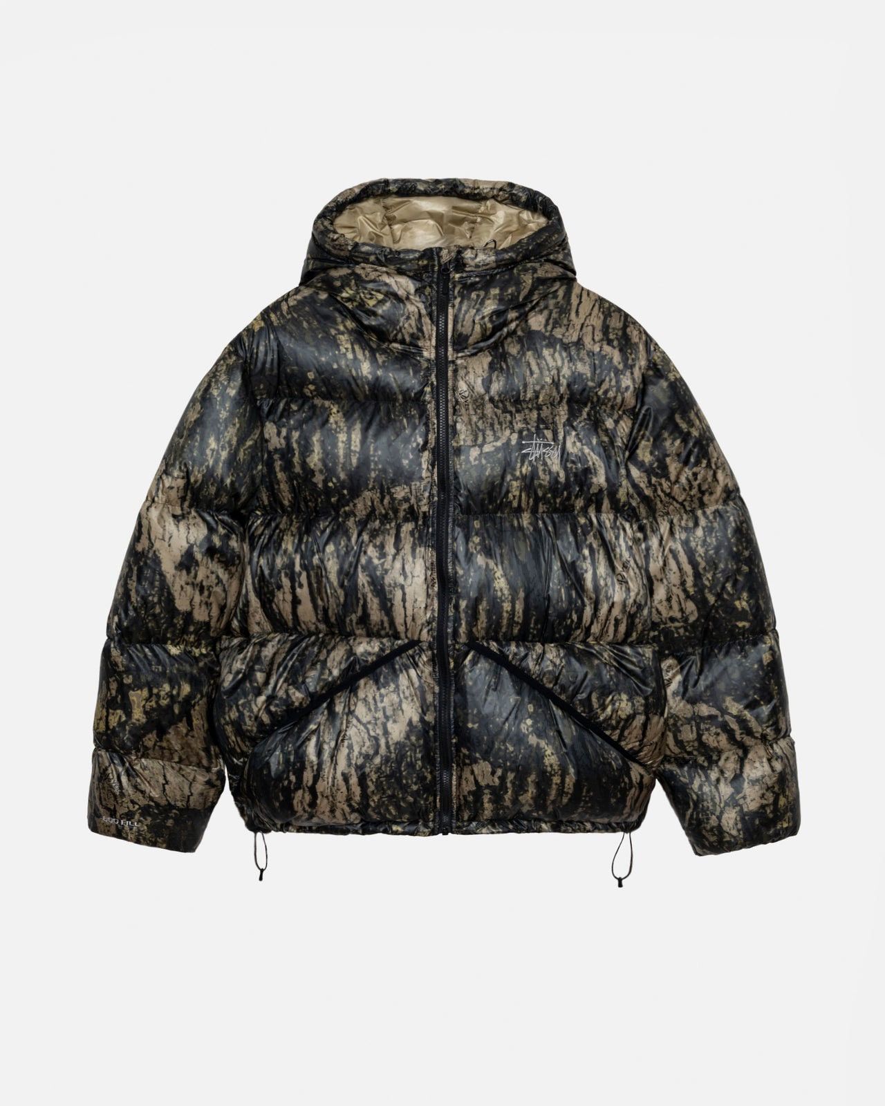 Stussy Micro Ripstop Down Parka Jacket Black Men's - FW22 - US