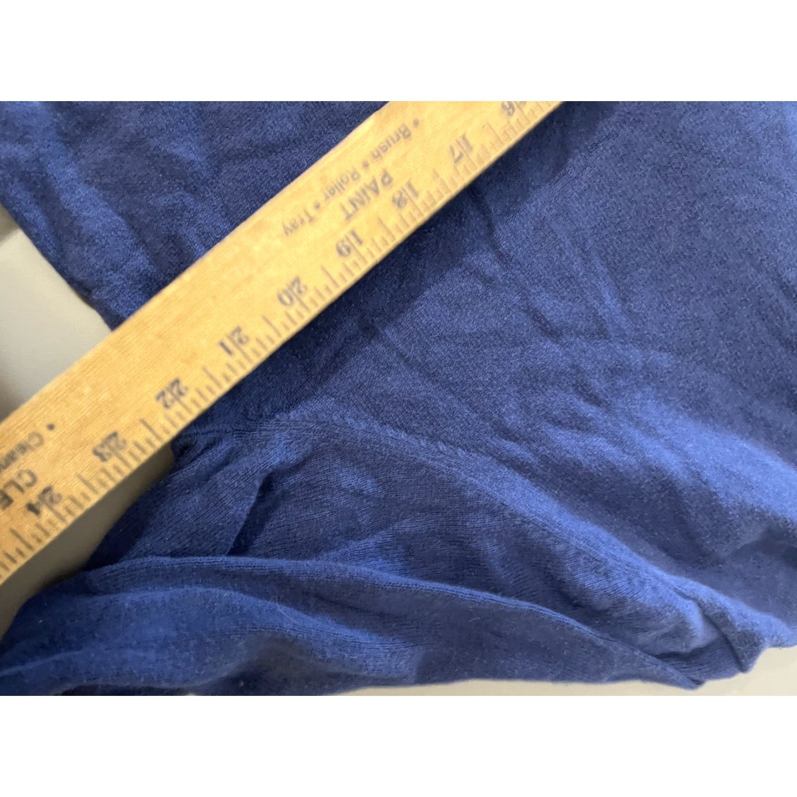 Banana Republic Banana Republic Mens Pullover Sweater XL Blue V-Neck Knit Cotton Solid Size US XL / EU 56 / 4 - 5 Thumbnail