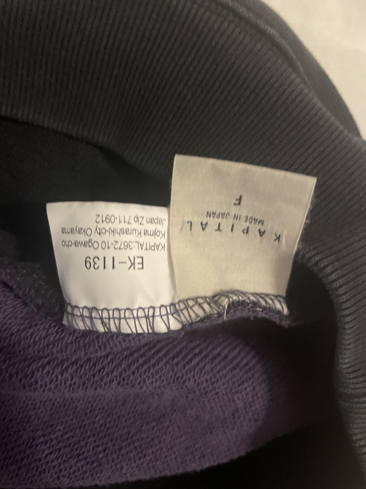 Kapital × Kapital Kountry Kapital purple bone 2tone sweater Size US L / EU 52-54 / 3 - 4 Thumbnail