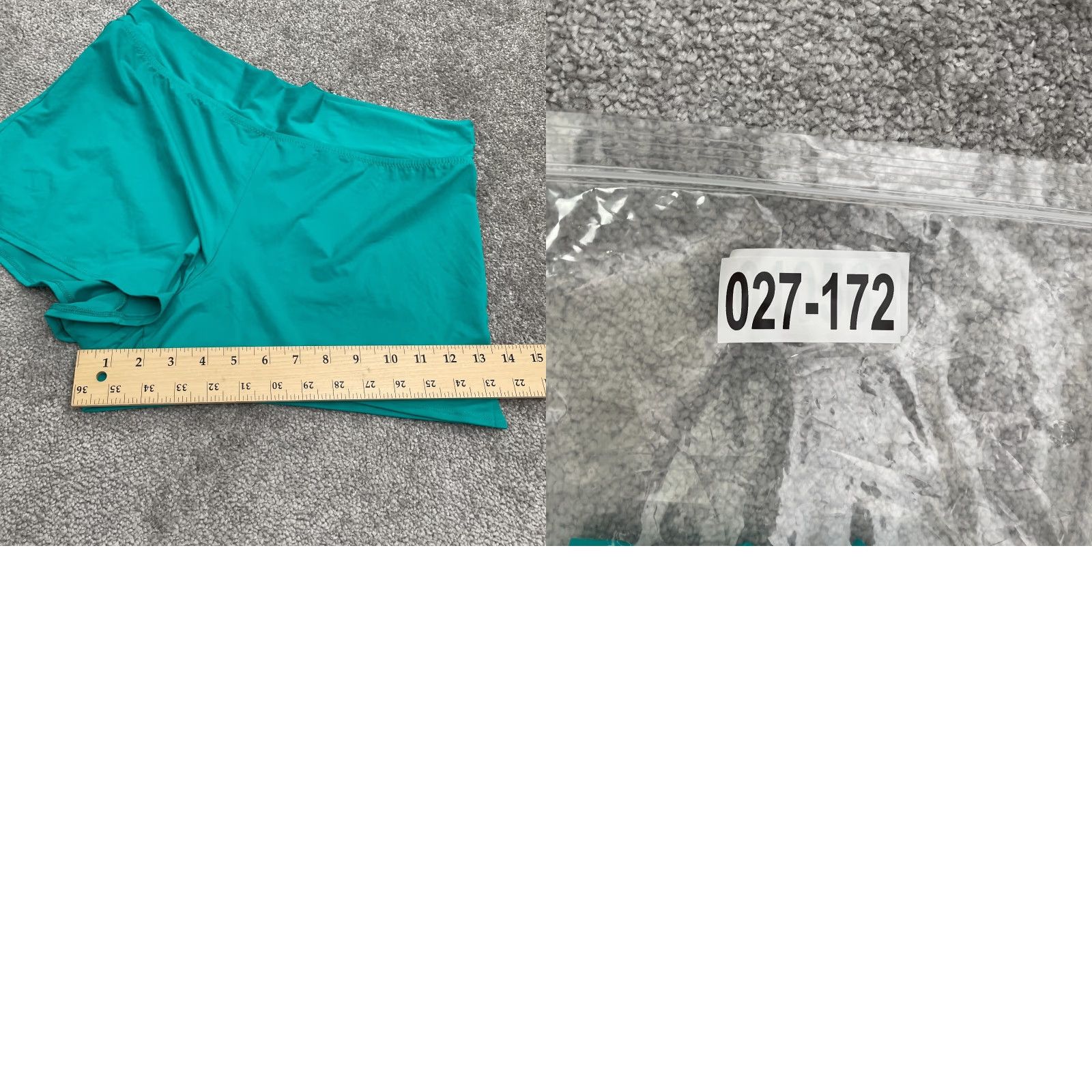 Lands' End VINTAGE Lands' End Active Shorts Womens 10 Mint Green 34x2.5 Athletic Stretch Inseam 2.5 in Womens Size 32" / US 10 / IT 46 - 8 Thumbnail