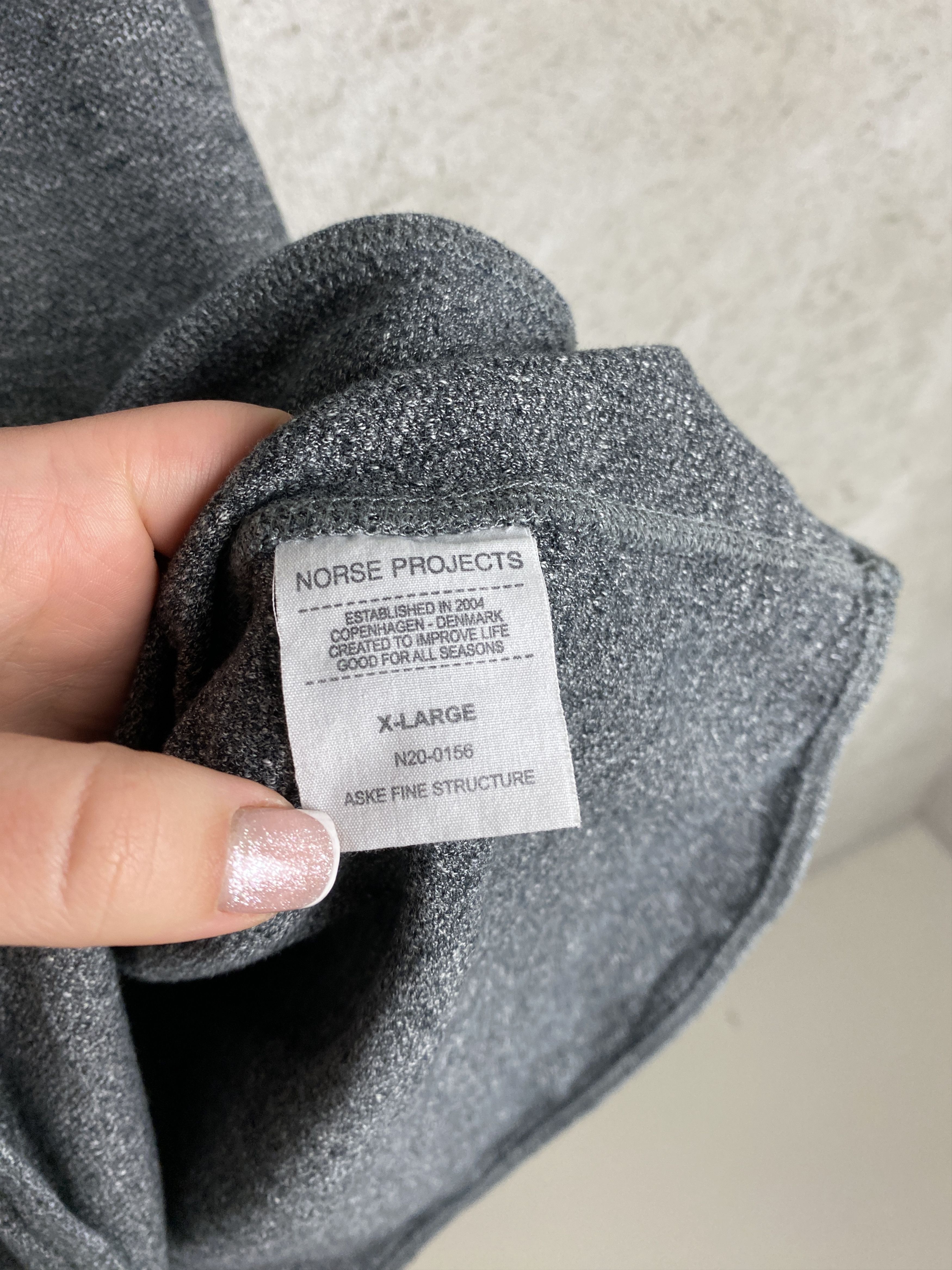 Norse Projects Norse Projects Aske Fine Structure sweatshirt Size US XL / EU 56 / 4 - 4 Thumbnail