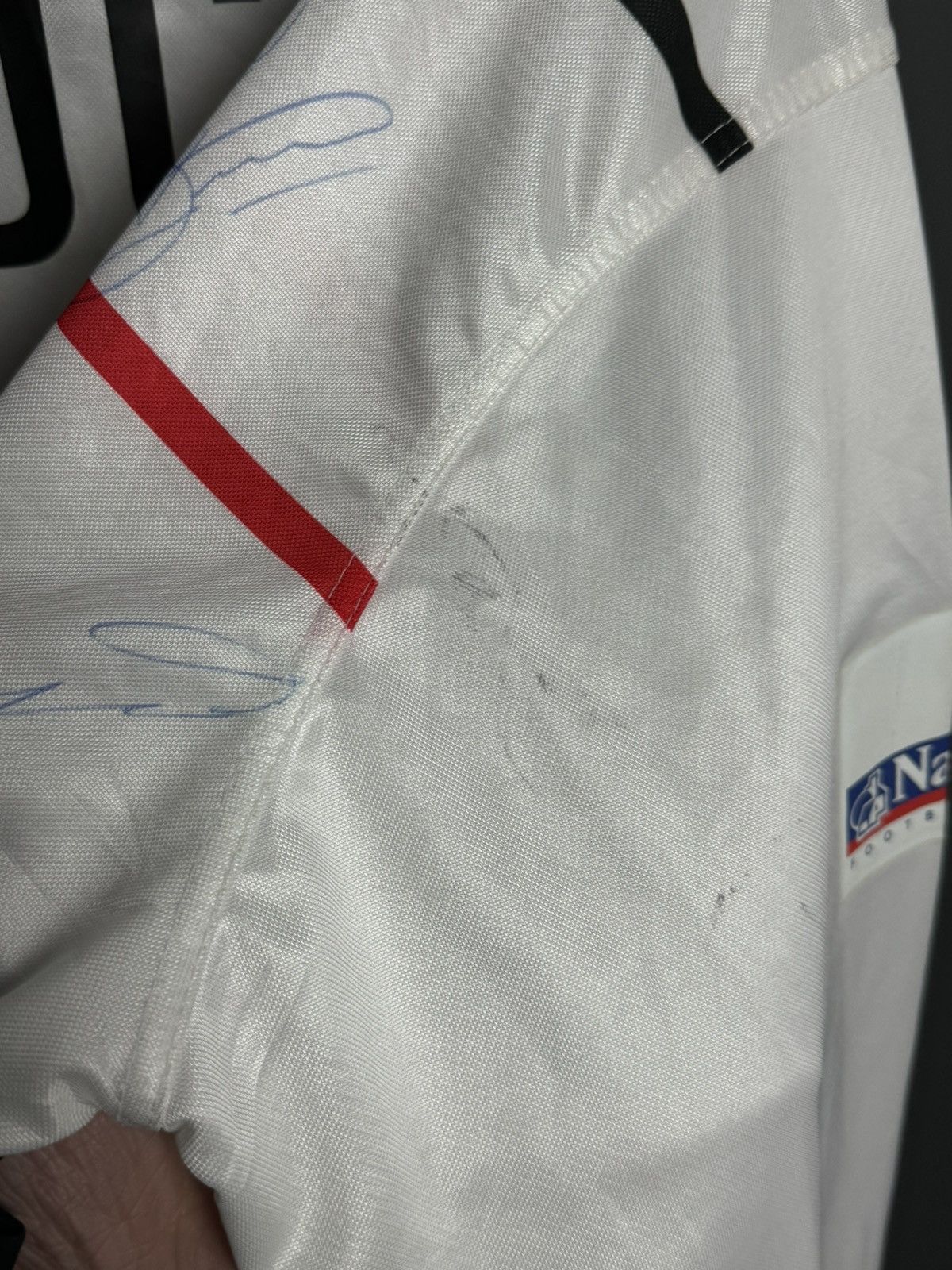 Le Coq Sportif Queens Park Rangers 99/00 Away Crouch Signed Football Jersey Size US XXL / EU 58 / 5 - 9 Thumbnail