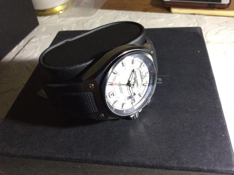 Designer Jorg Gray Men's silver dial black leather strap watch Size ONE SIZE - 2 Thumbnail